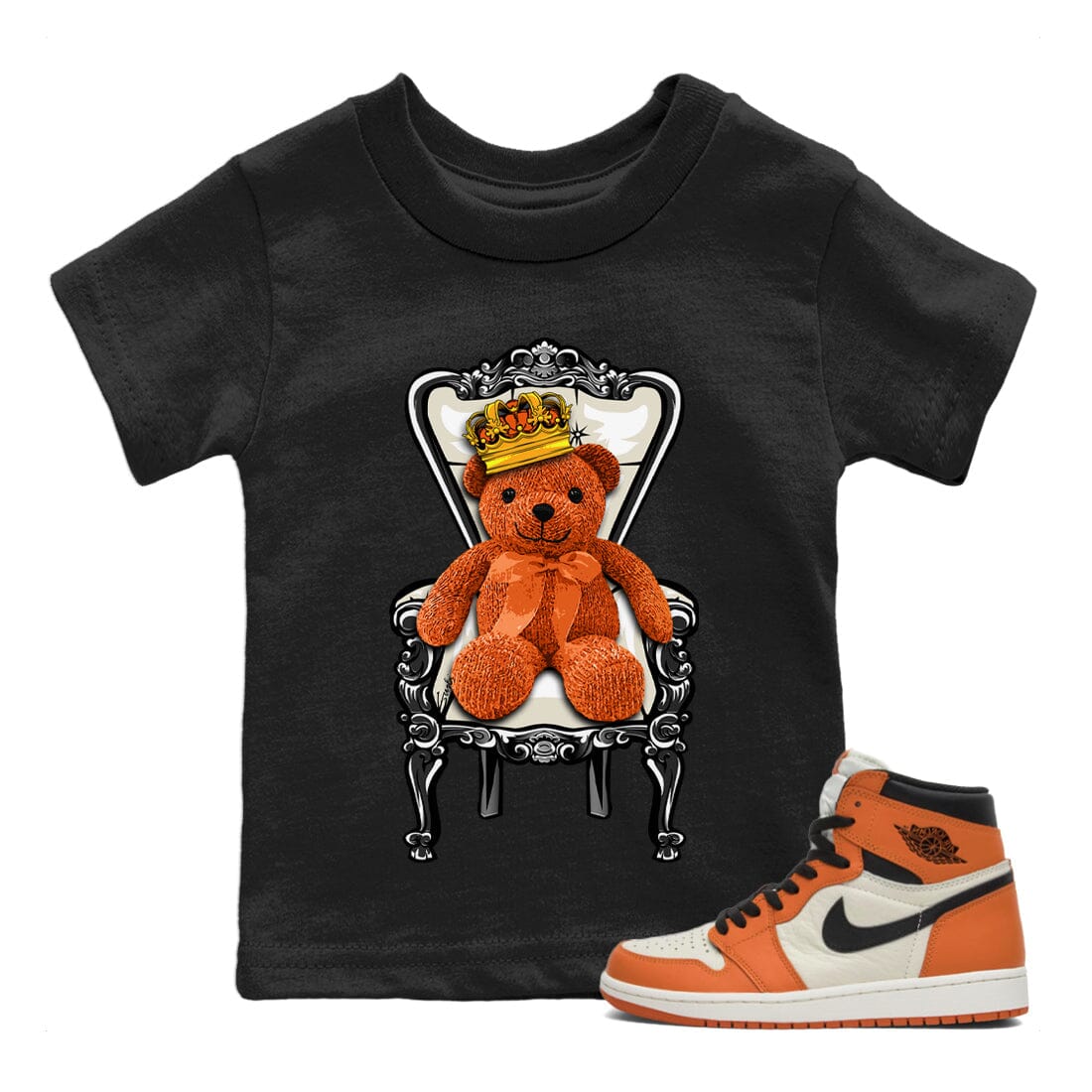Royal Bear Kids Tops - Air Jordan 1 Shattered Backboard Away