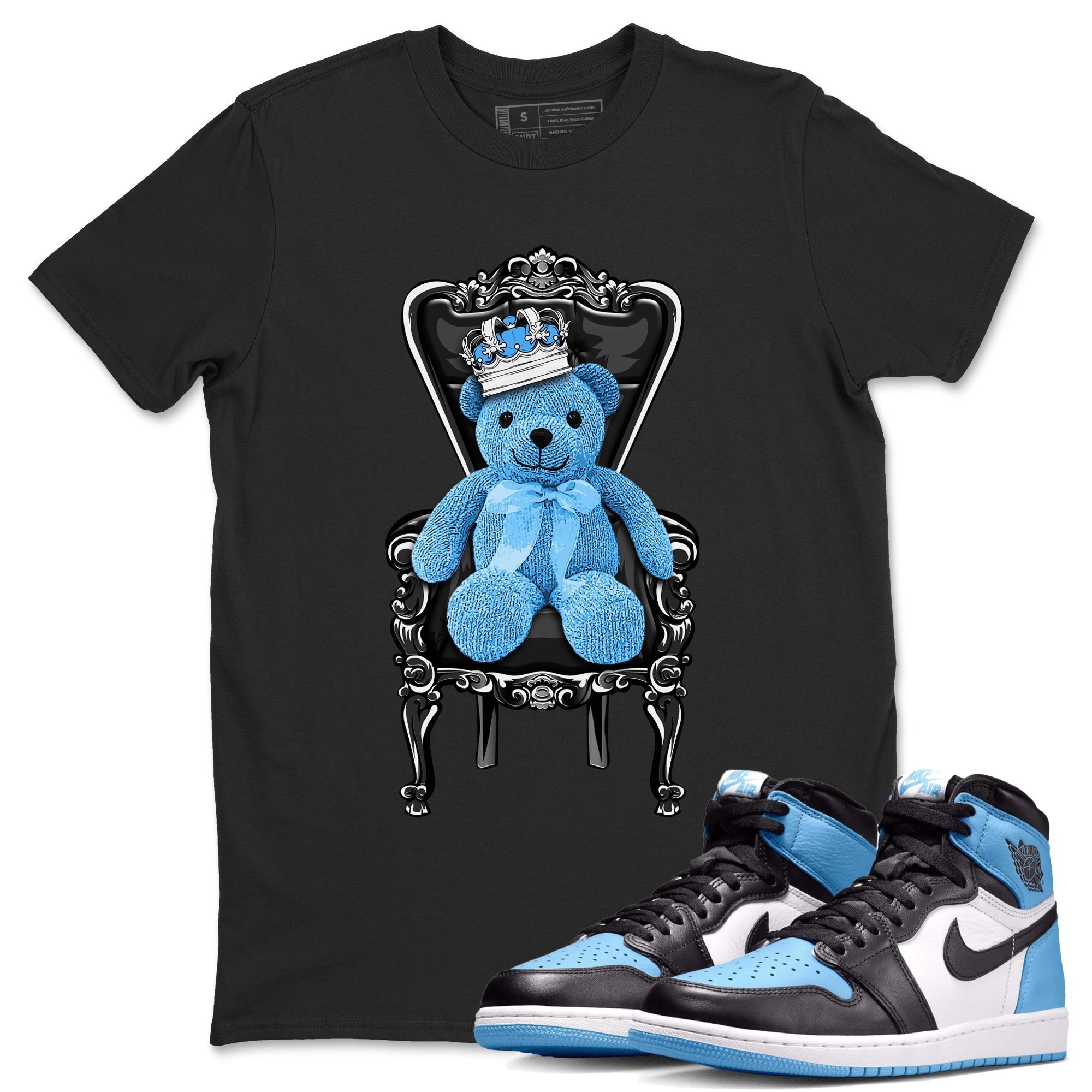 Royal Bear Unisex Tops - Air Jordan 1 UNC Toe