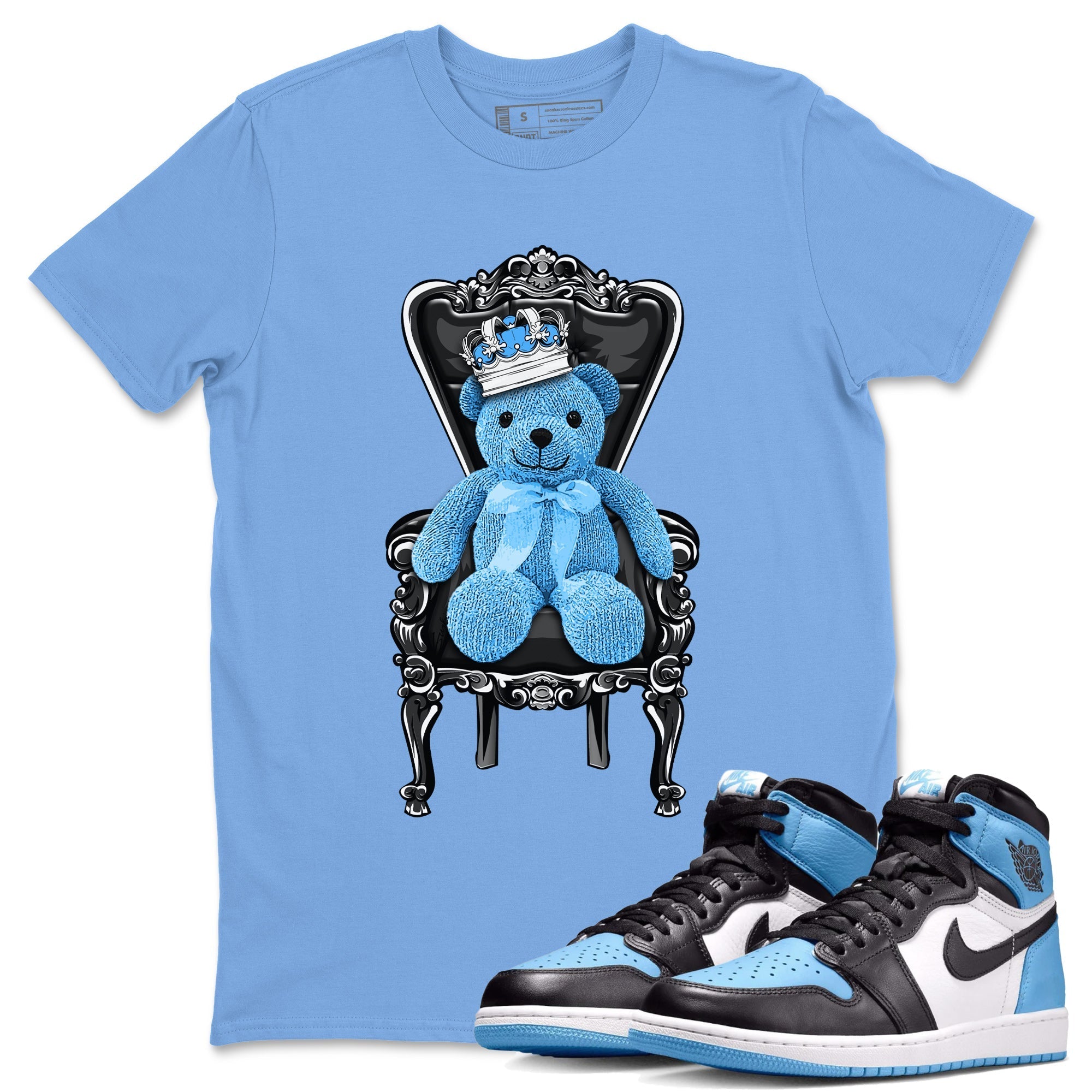 Royal Bear Unisex Tops - Air Jordan 1 UNC Toe