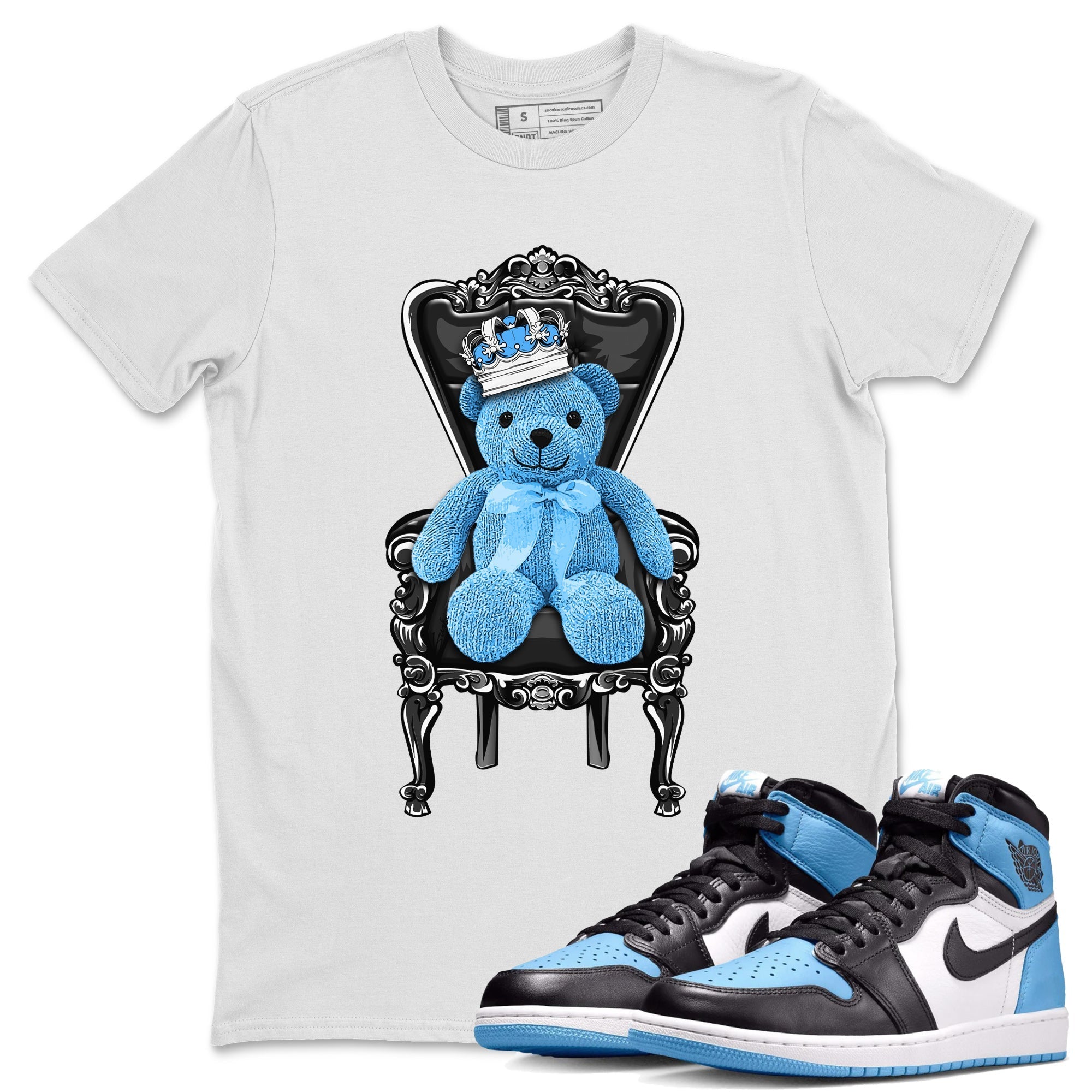 Royal Bear Unisex Tops - Air Jordan 1 UNC Toe