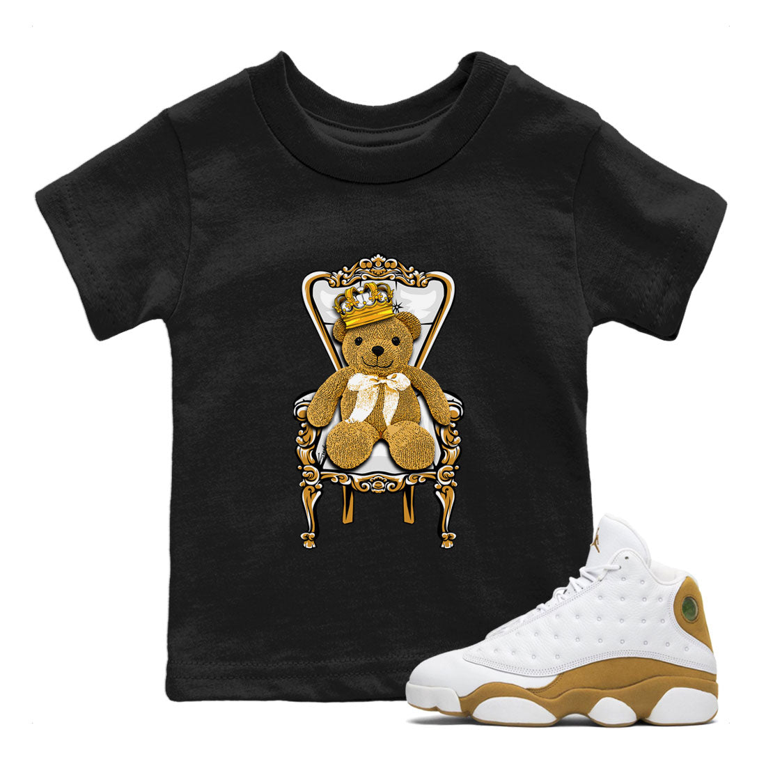 Royal Bear snkmatch Tee Kids - Air Jordan 13 Wheat