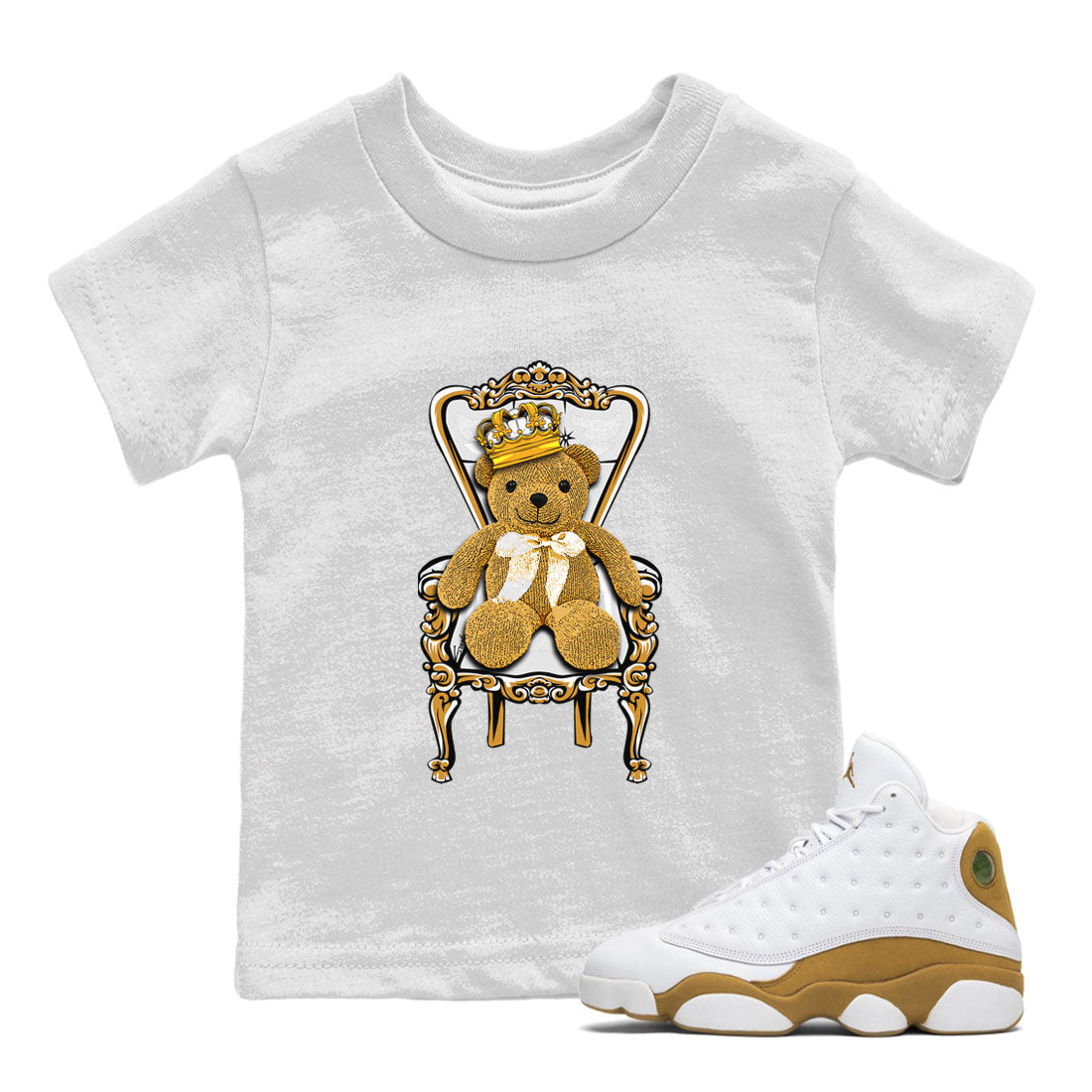 Royal Bear snkmatch Tee Kids - Air Jordan 13 Wheat