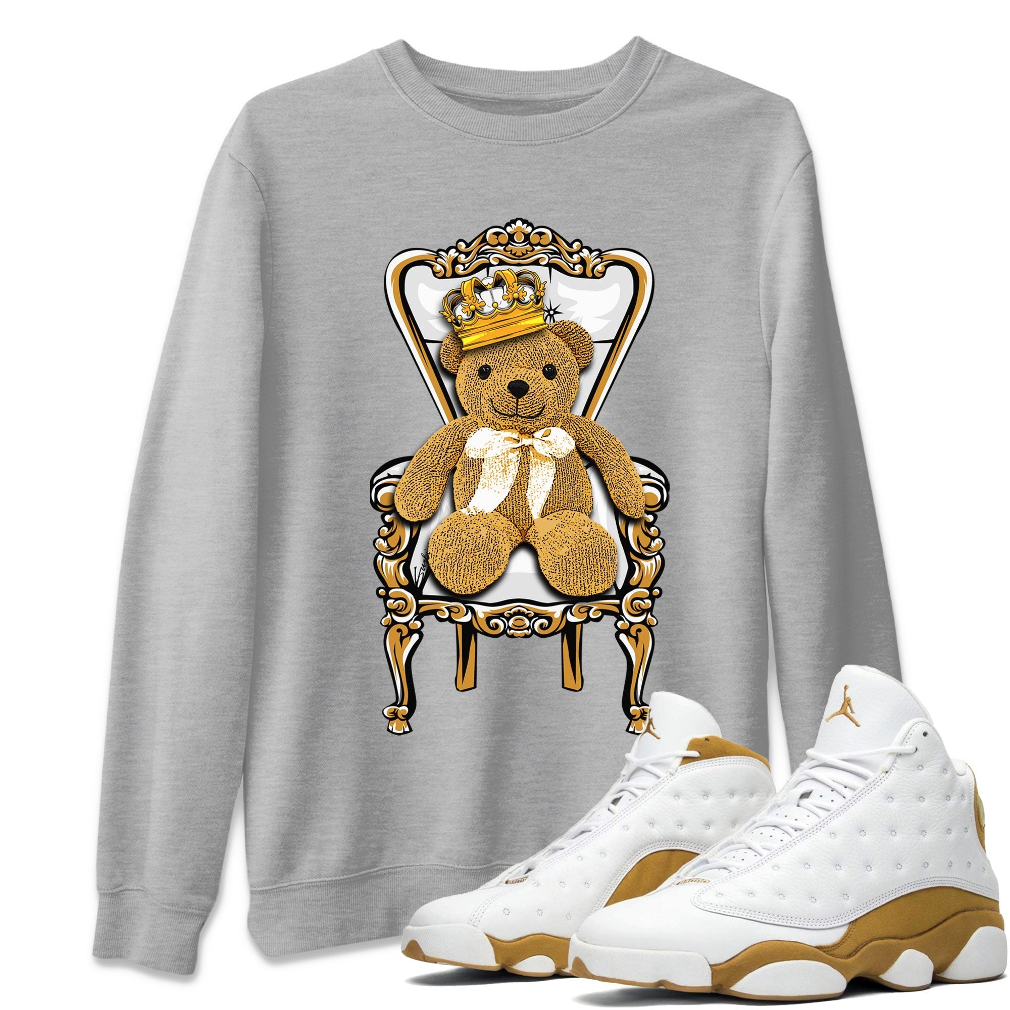 Royal Bear snkmatch Tee - Air Jordan 13 Wheat