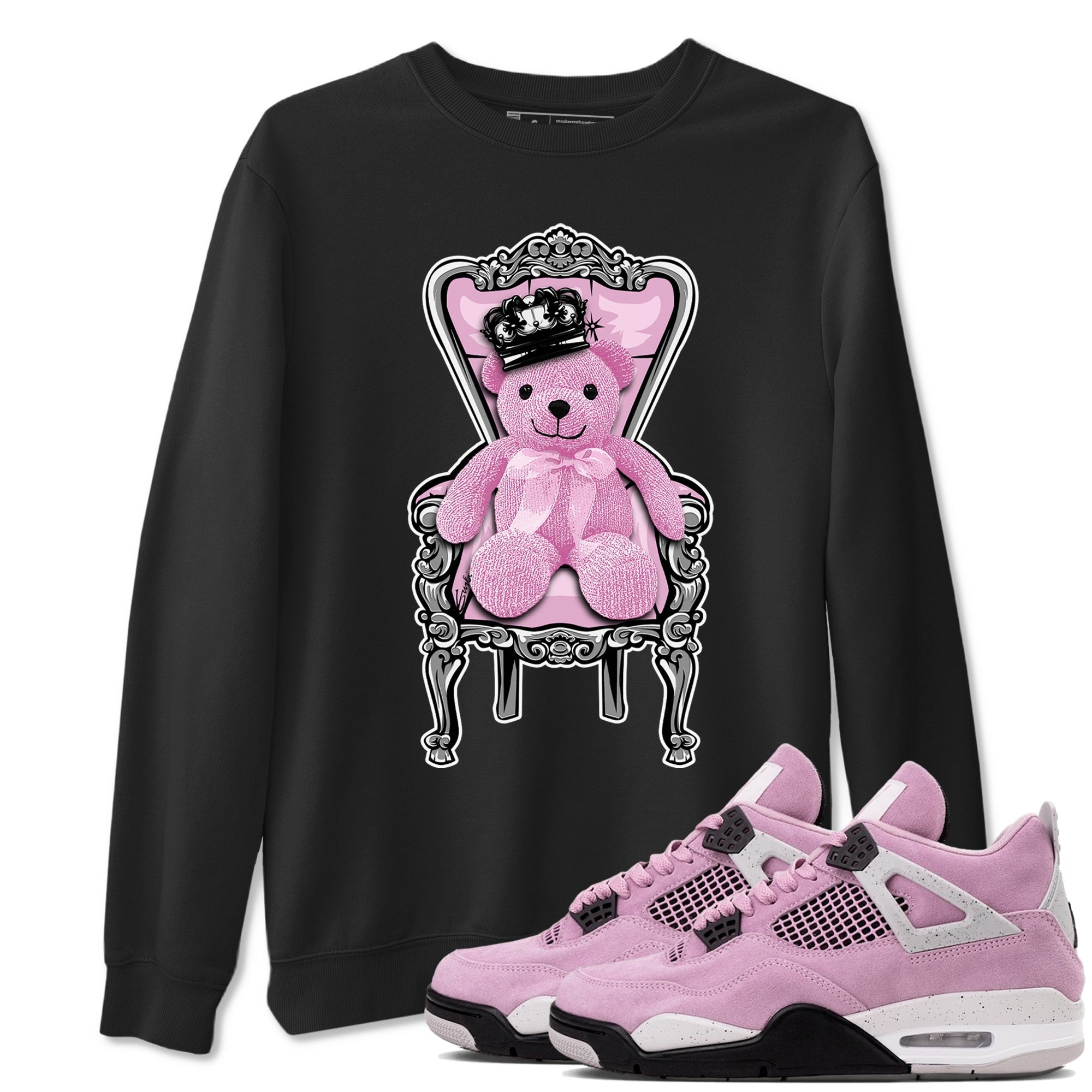 Royal Bear snkmatch Tees - Air Jordan 4 Orchid