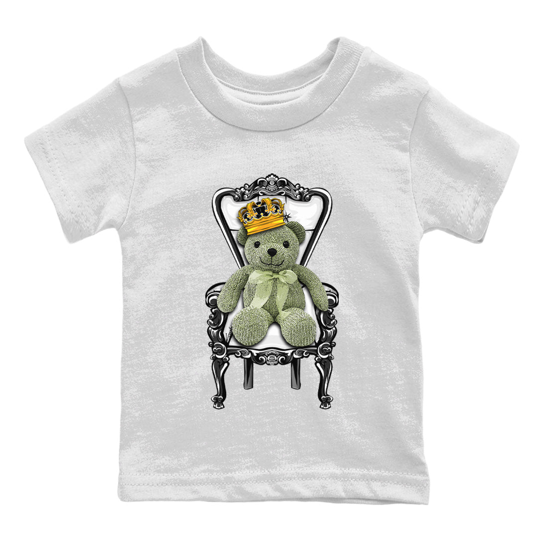 Royal Bear Kids Tops - Air Jordan 4 Seafoam