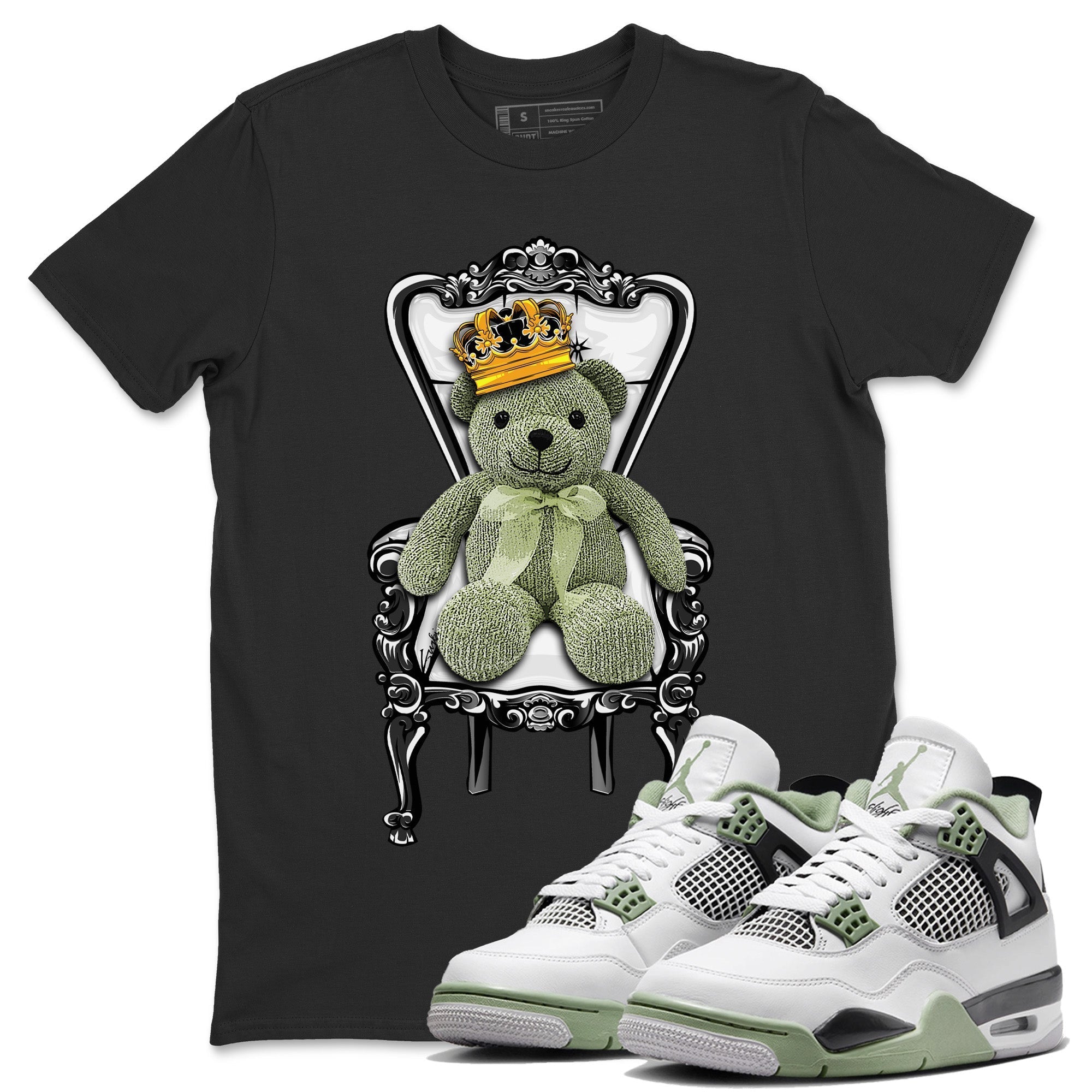 Royal Bear Unisex Tops - Air Jordan 4 Seafoam
