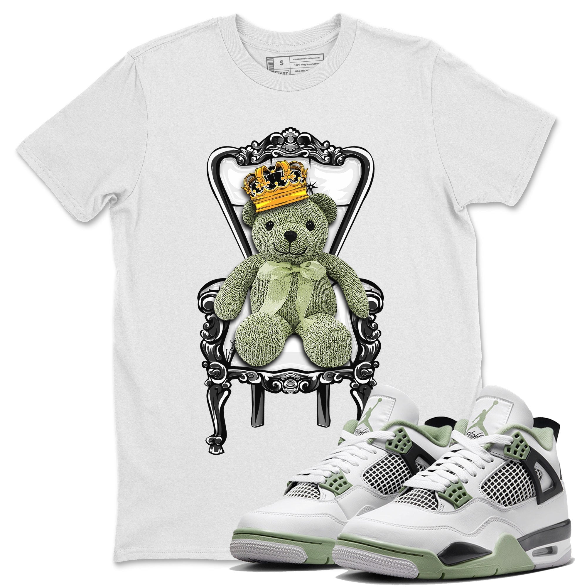 Royal Bear Unisex Tops - Air Jordan 4 Seafoam