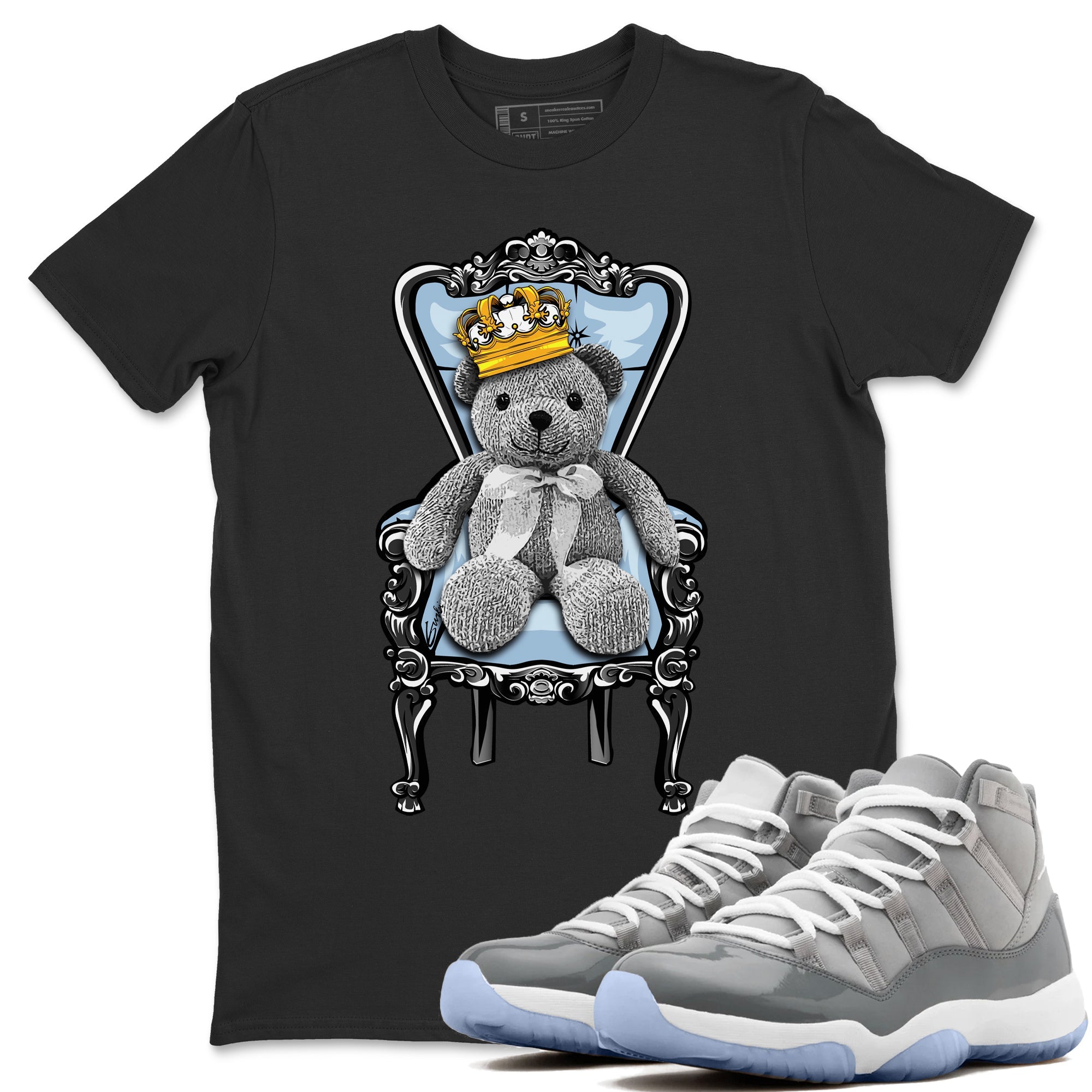 Royal Bear Unisex Tops - Air Jordan 11 Cool Grey