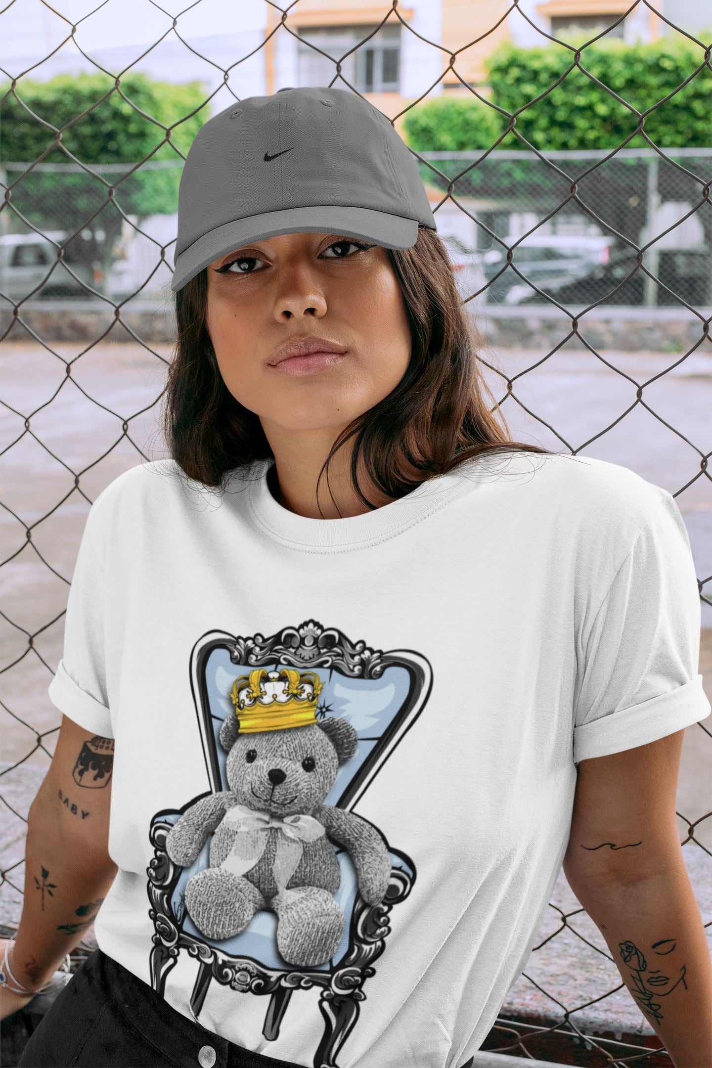Royal Bear Unisex Tops - Air Jordan 11 Cool Grey