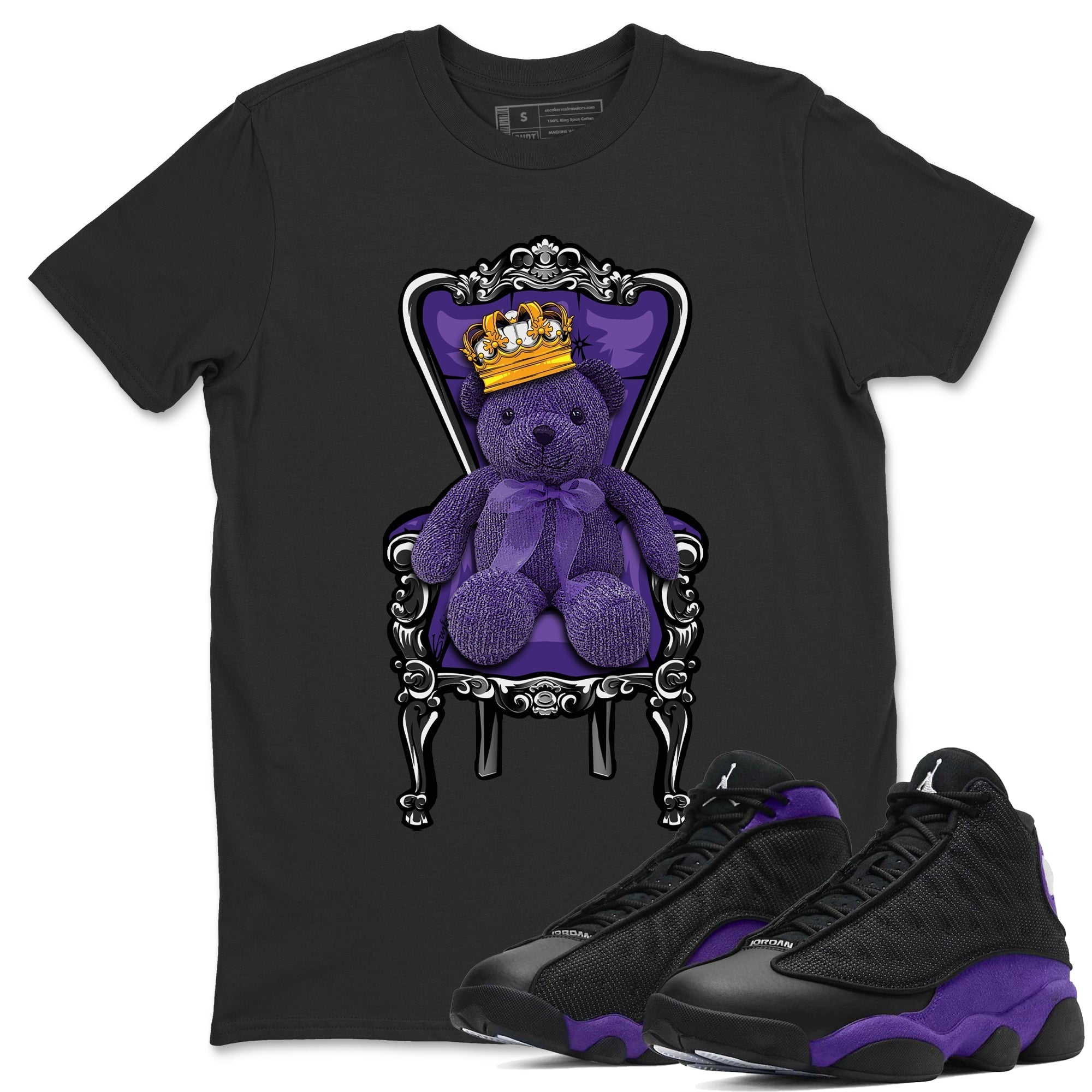 Royal Bear Unisex Tops - Air Jordan 13 Court Purple