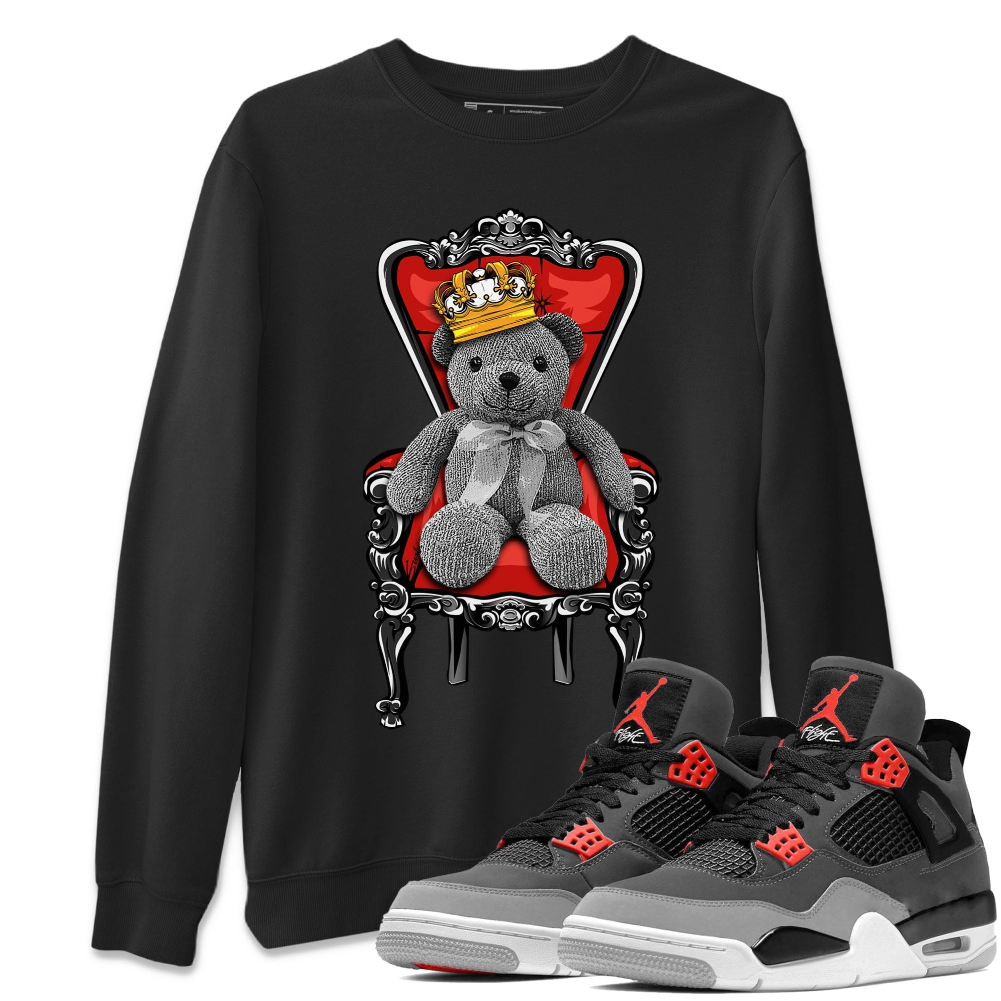 Royal Bear Unisex Tops - Air Jordan 4 Infrared