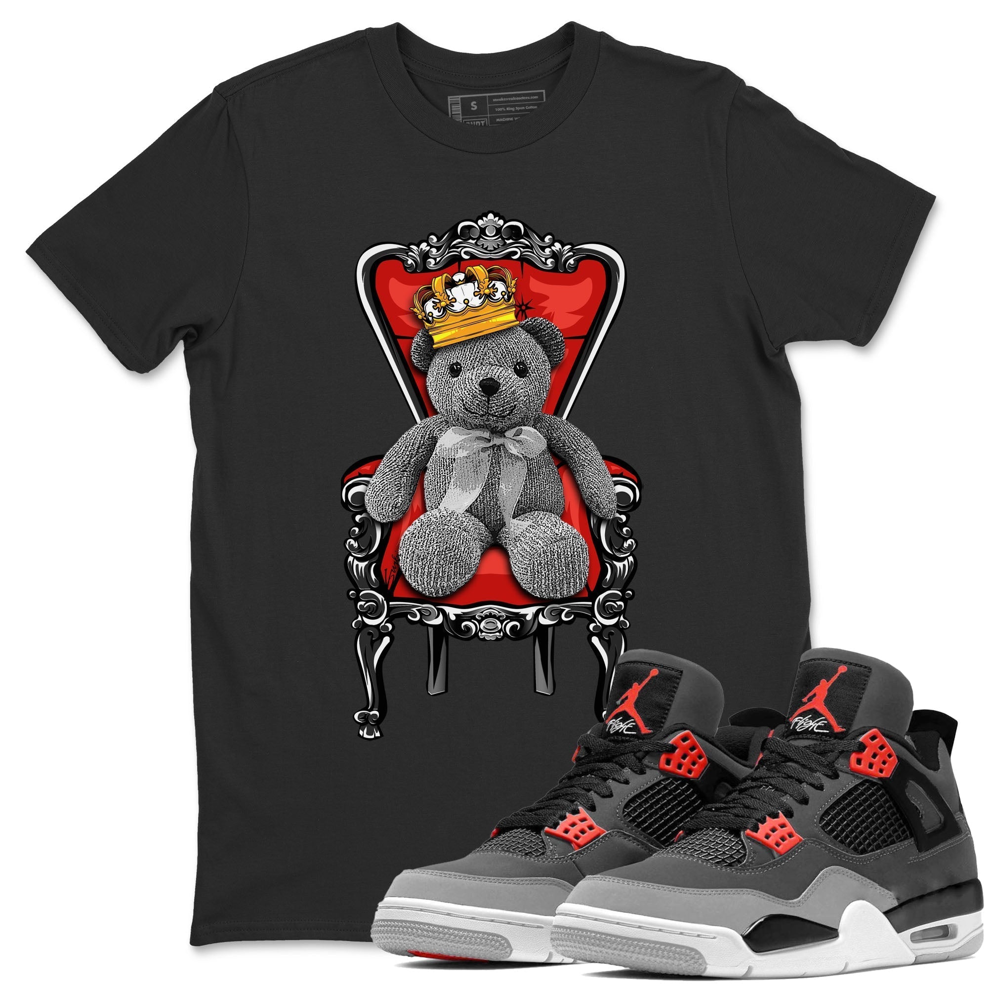 Royal Bear Unisex Tops - Air Jordan 4 Infrared