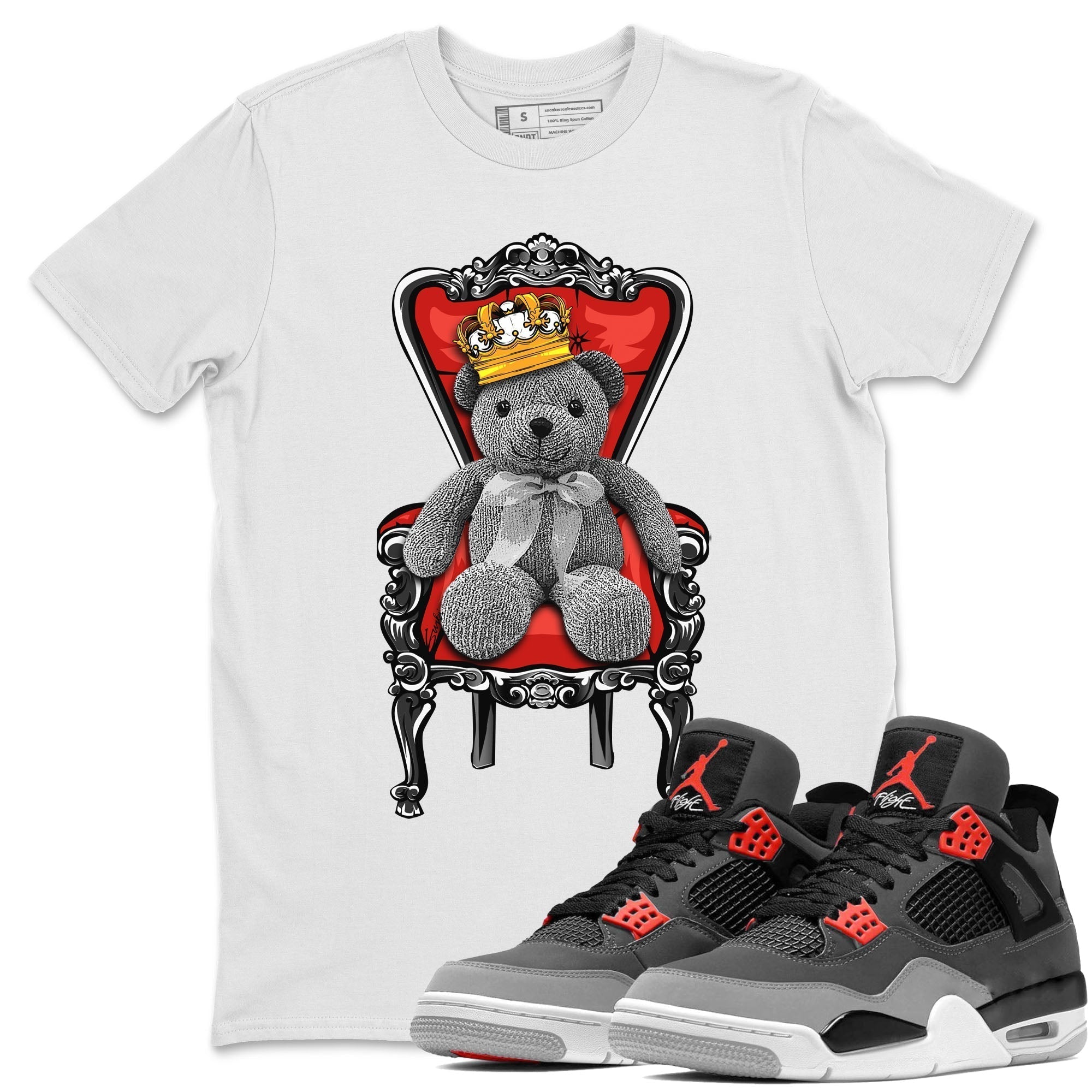 Royal Bear Unisex Tops - Air Jordan 4 Infrared