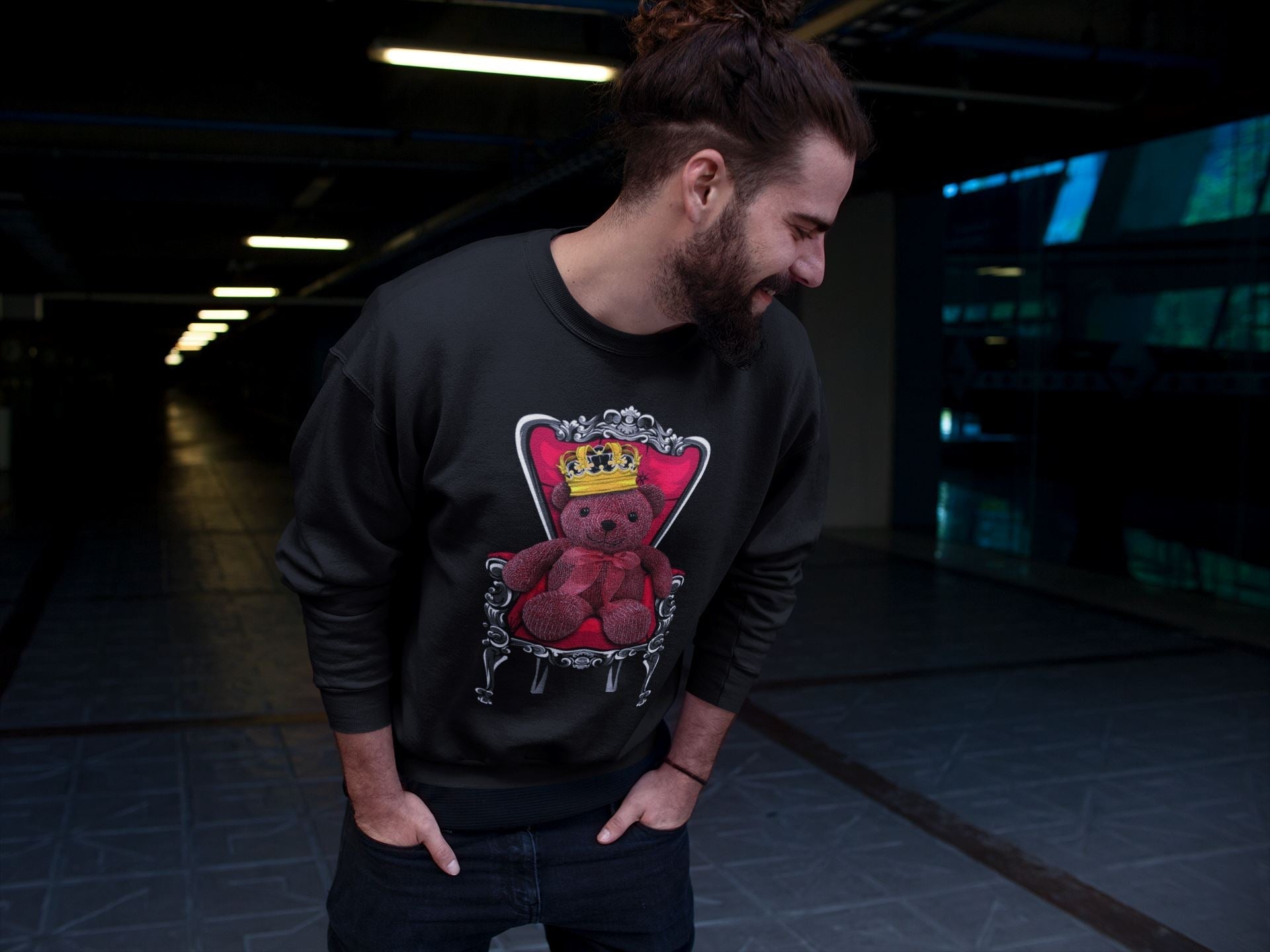 Royal Bear Unisex Tops - Air Jordan 4 Red Thunder