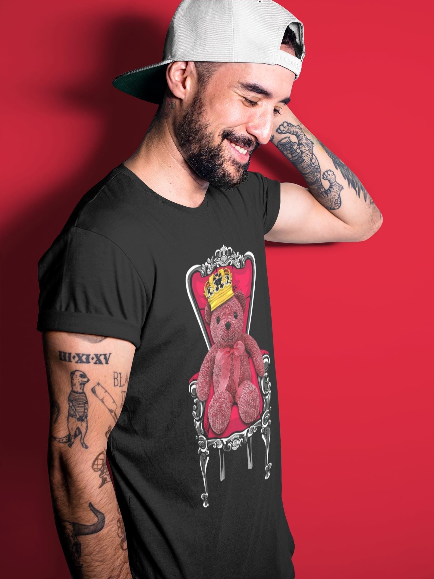 Royal Bear Unisex Tops - Air Jordan 4 Red Thunder
