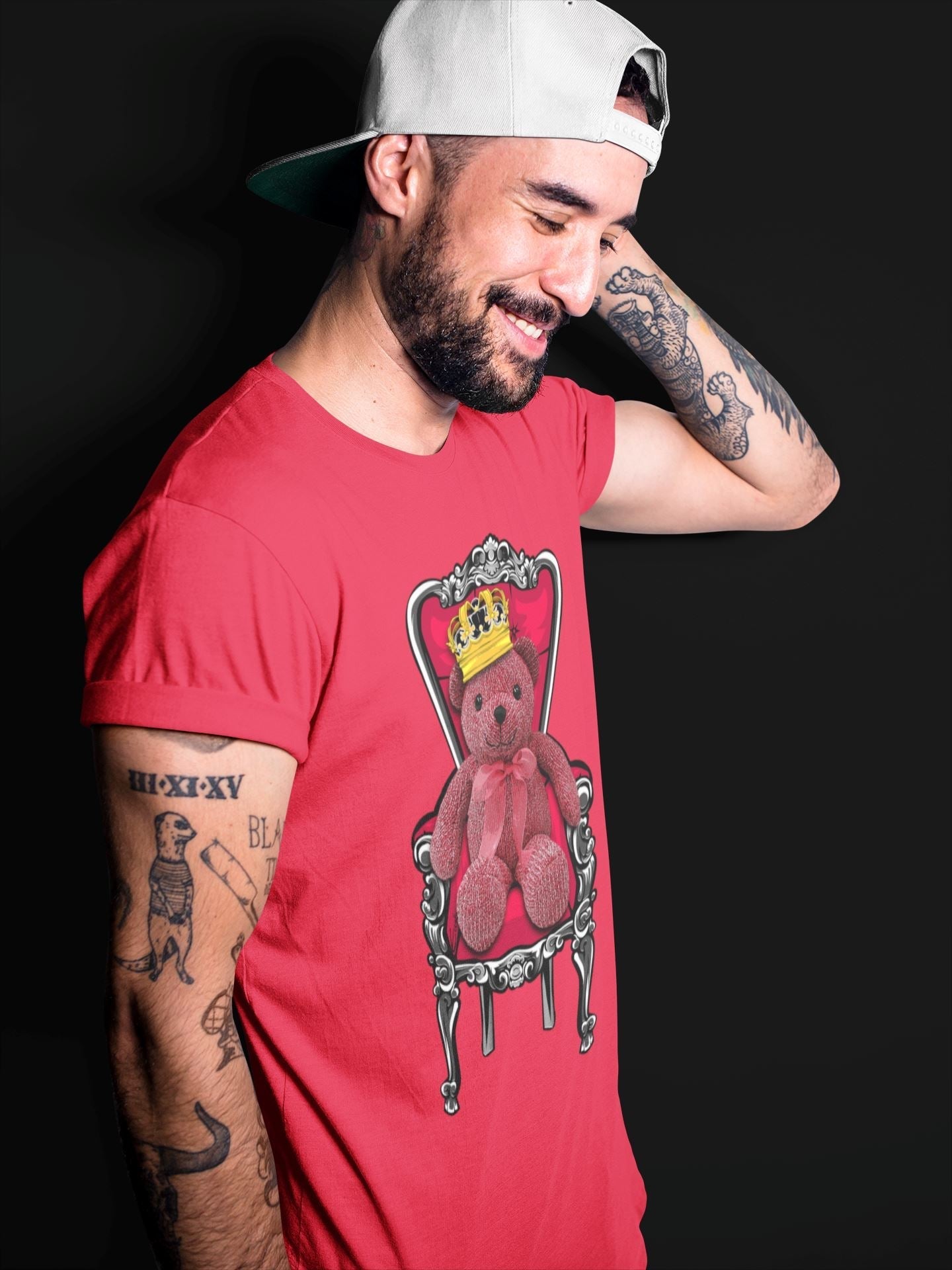 Royal Bear Unisex Tops - Air Jordan 4 Red Thunder