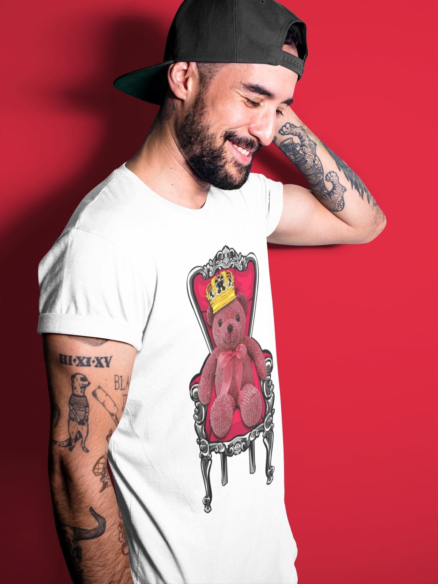 Royal Bear Unisex Tops - Air Jordan 4 Red Thunder