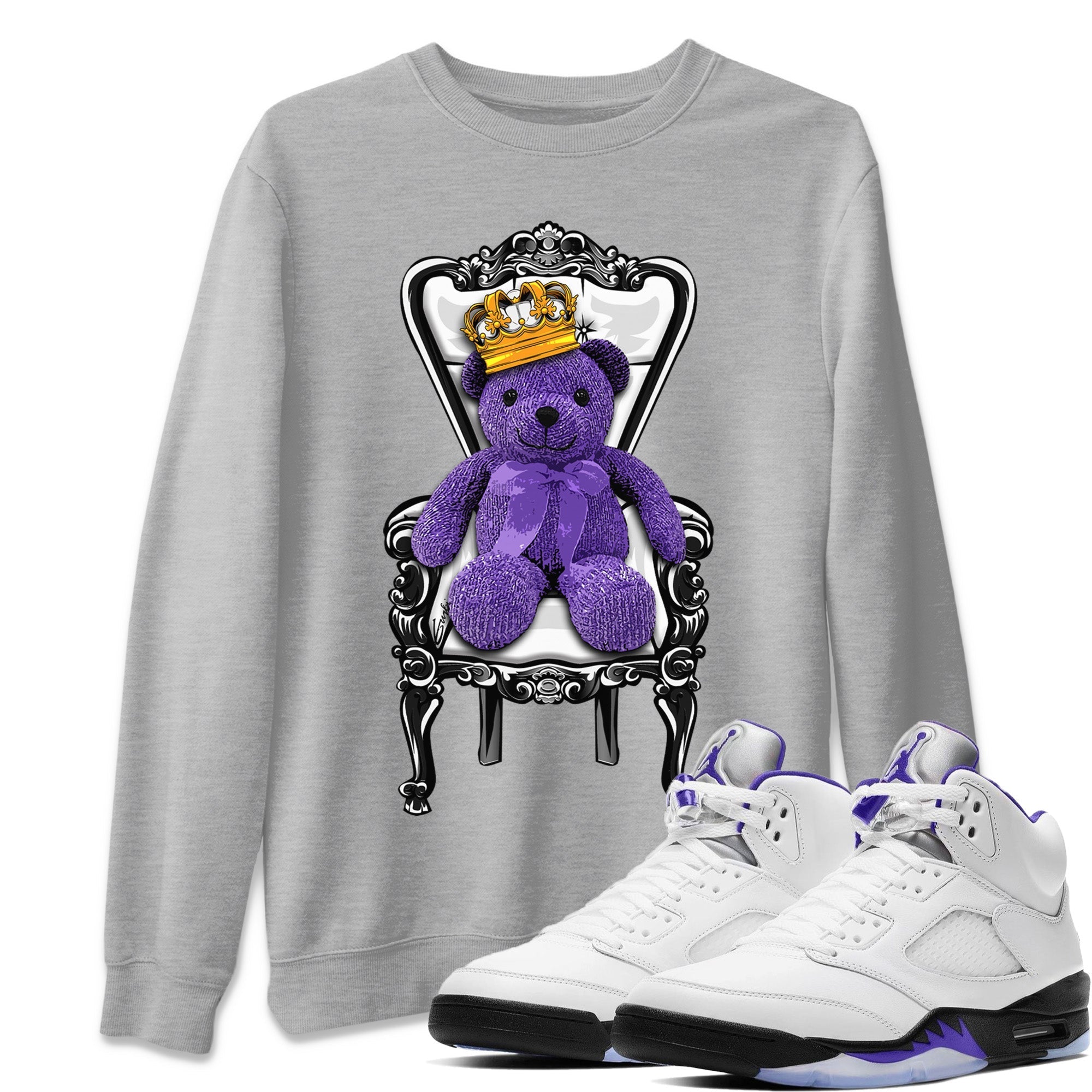 Royal Bear Unisex Tops - Air Jordan 5 Concord