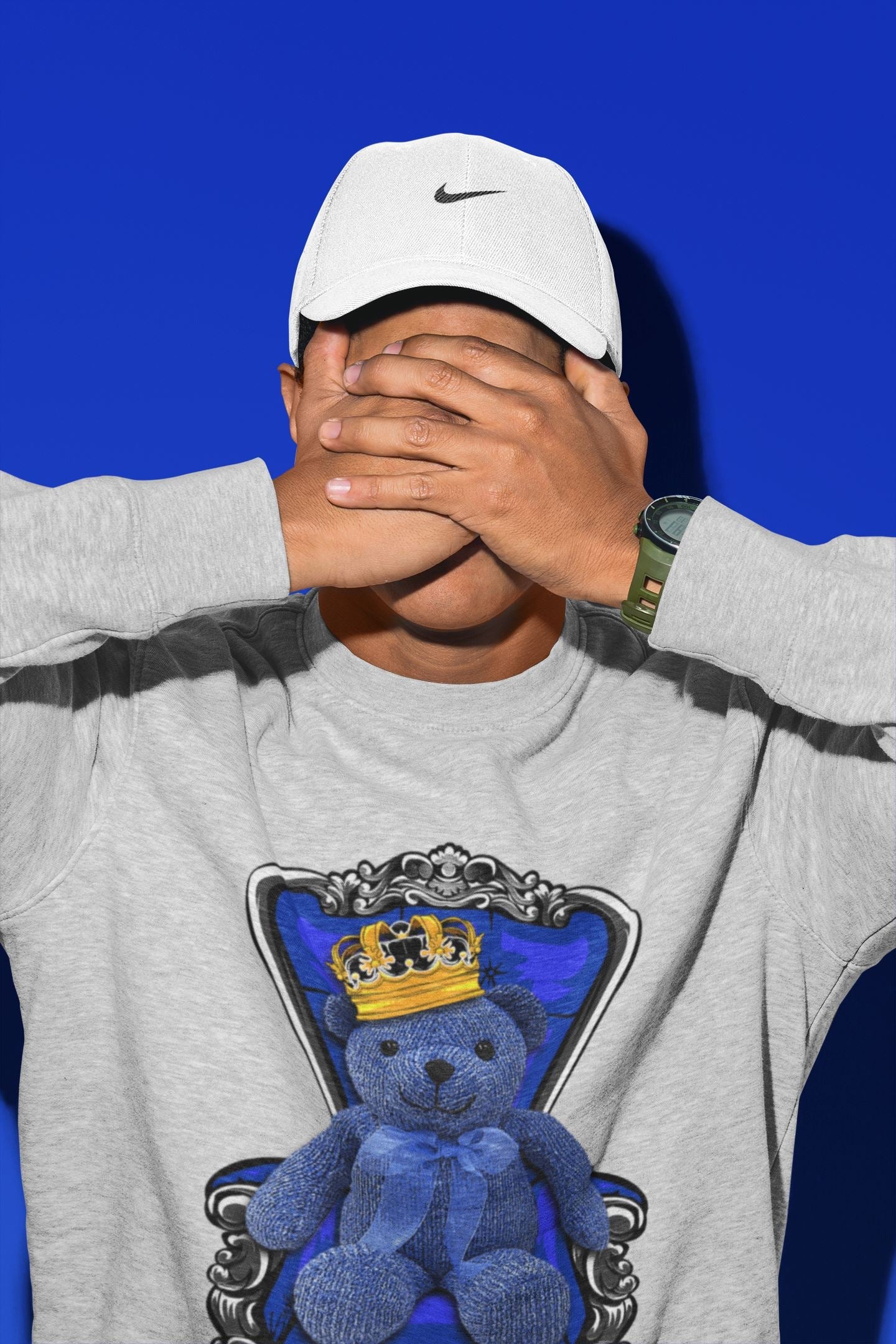 Royal Bear Unisex Tops - Air Jordan 5 Racer Blue