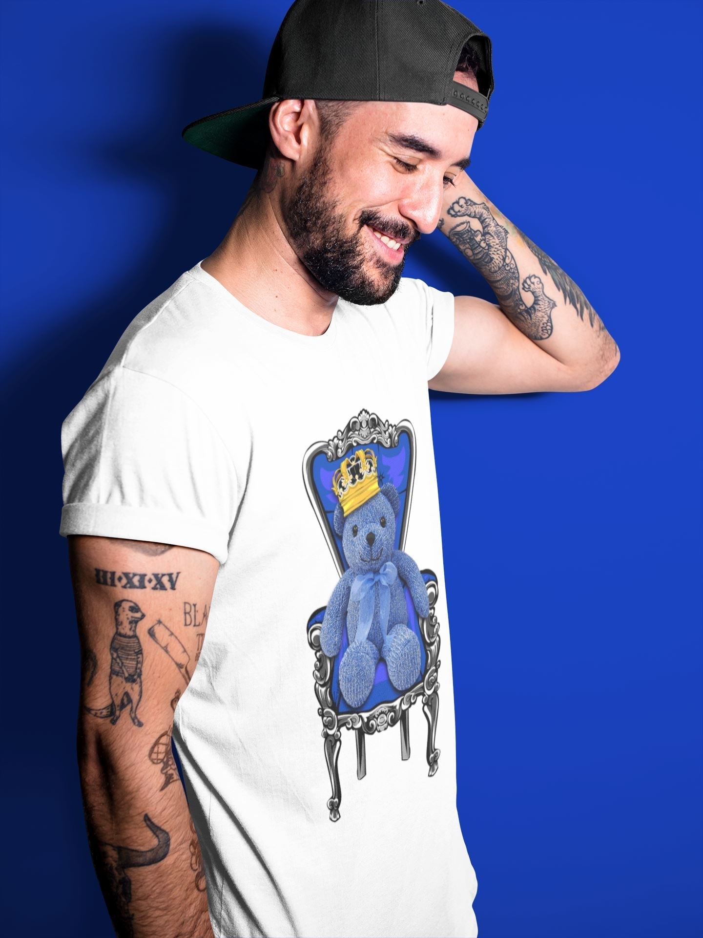 Royal Bear Unisex Tops - Air Jordan 5 Racer Blue