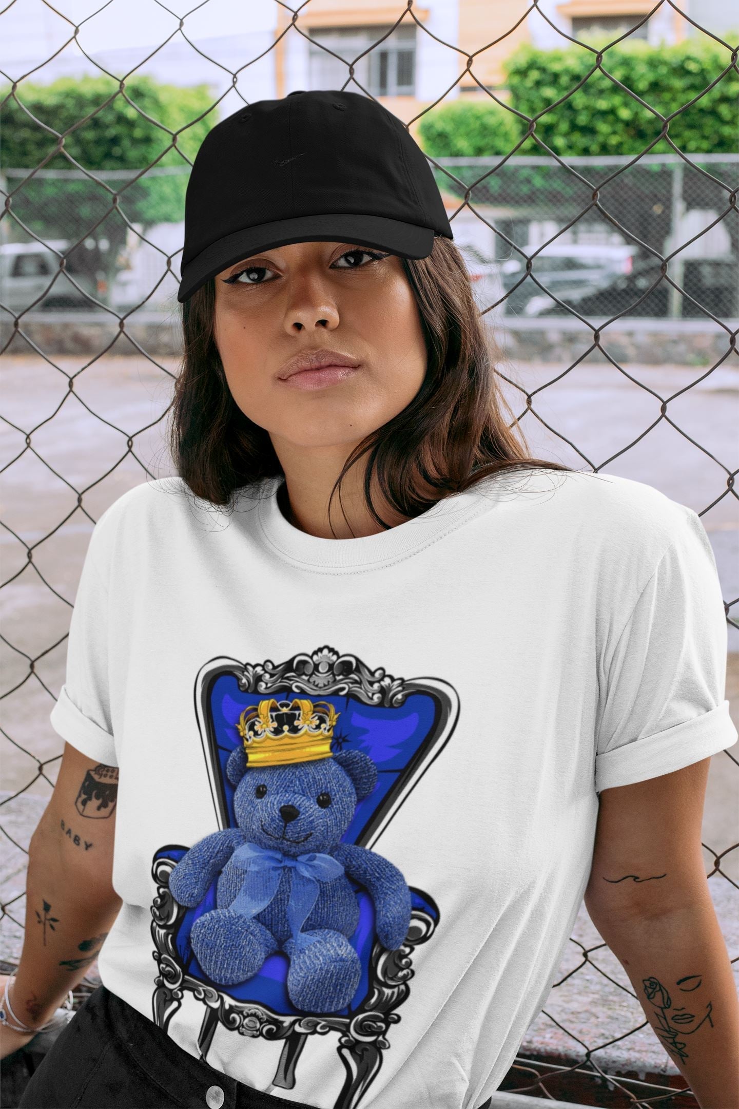 Royal Bear Unisex Tops - Air Jordan 5 Racer Blue