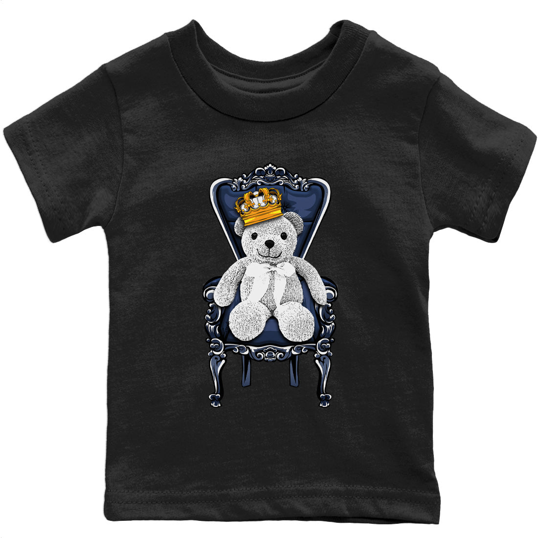 Royal Bear Kids Tops - Air Jordan 6 Midnight Navy