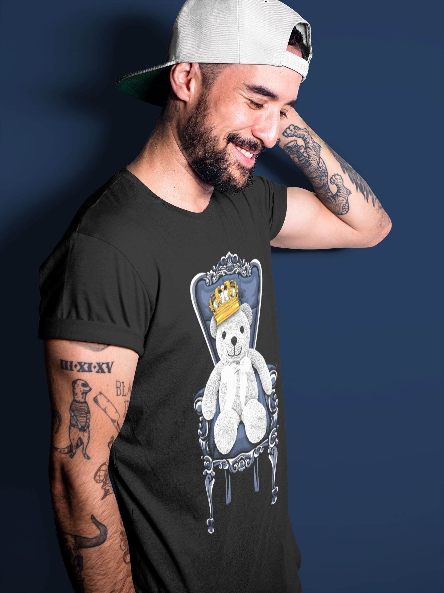 Royal Bear Unisex Tops - Air Jordan 6 Midnight Navy