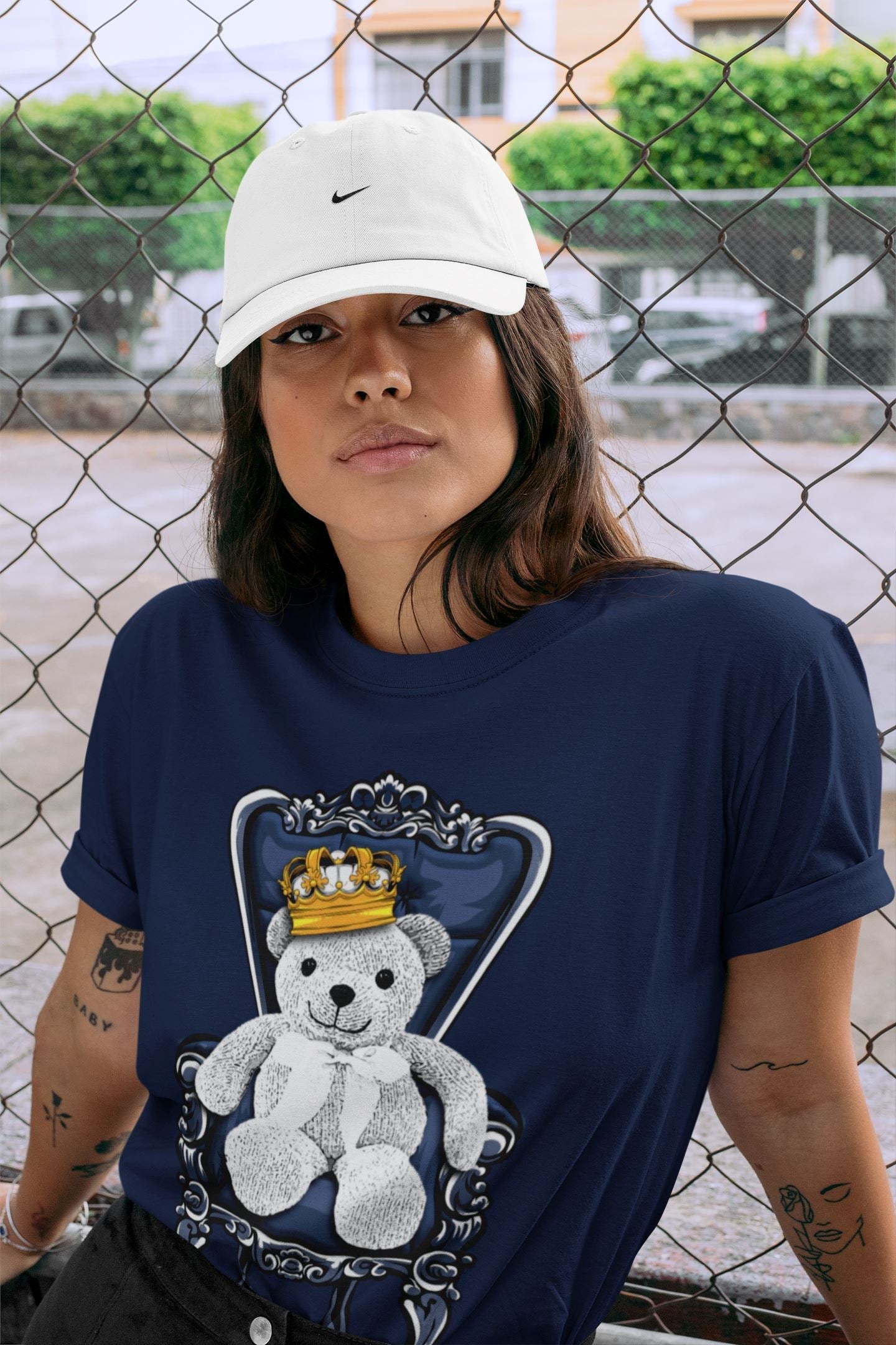 Royal Bear Unisex Tops - Air Jordan 6 Midnight Navy