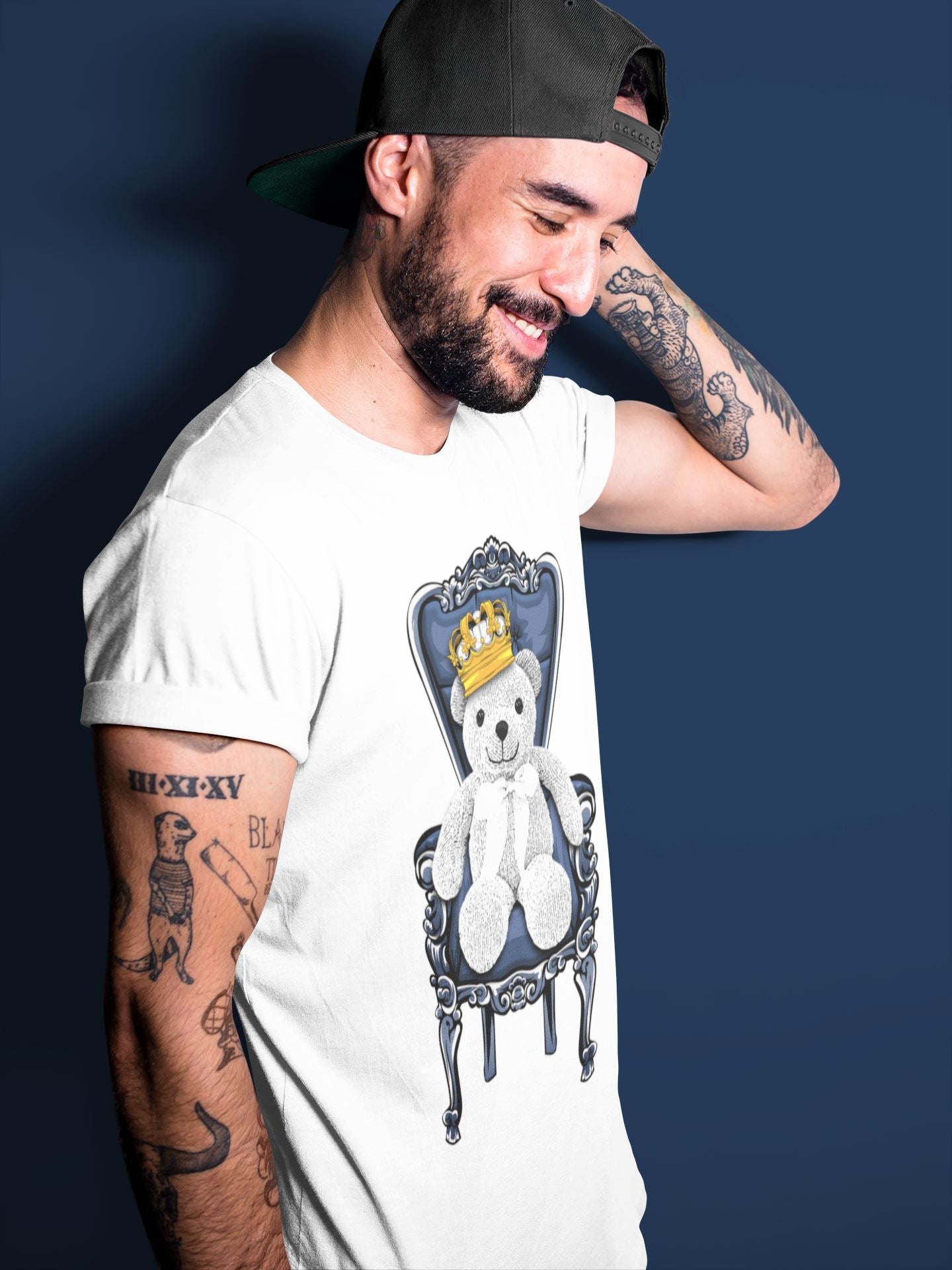Royal Bear Unisex Tops - Air Jordan 6 Midnight Navy