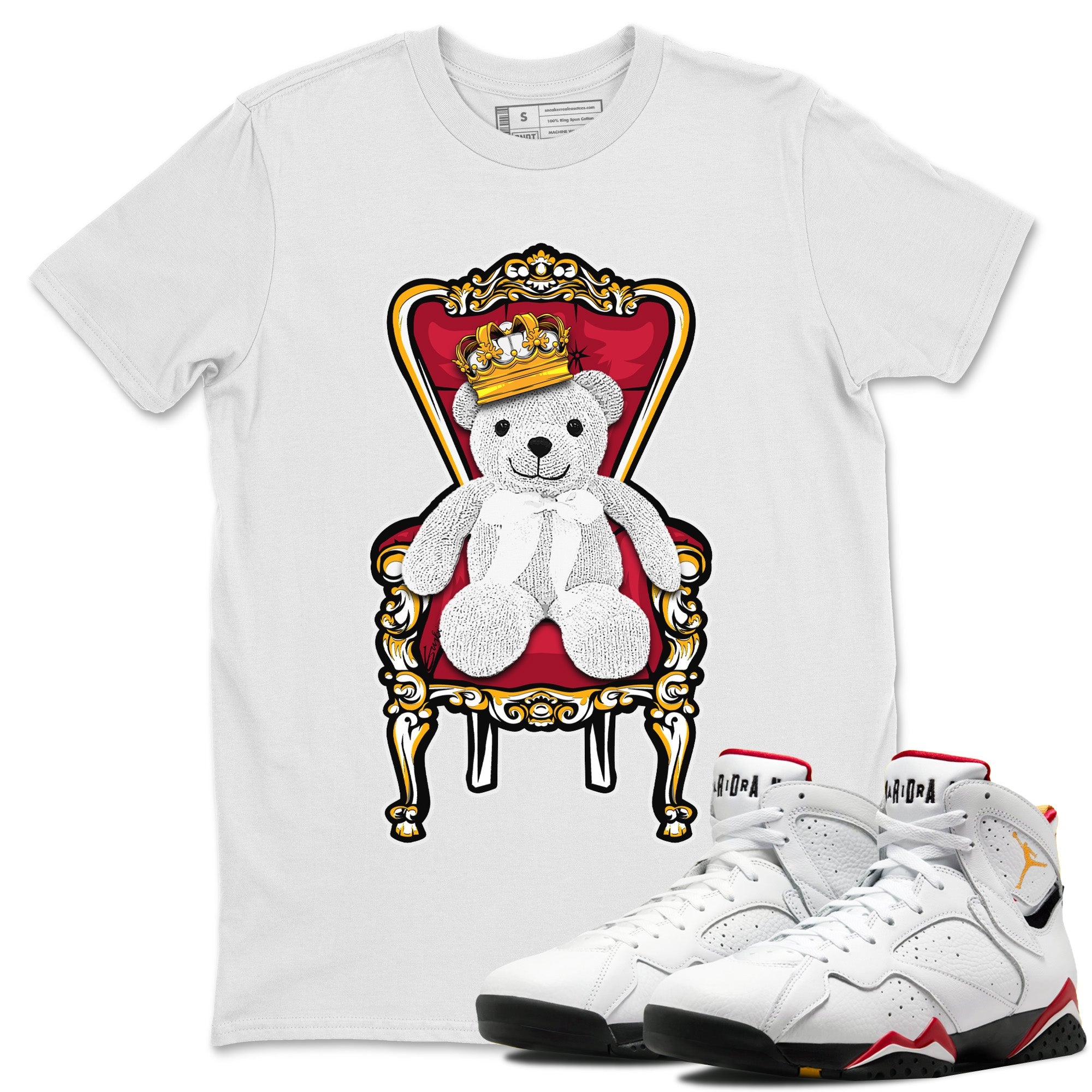 Royal Bear Unisex Tops - Air Jordan 7 Cardinal