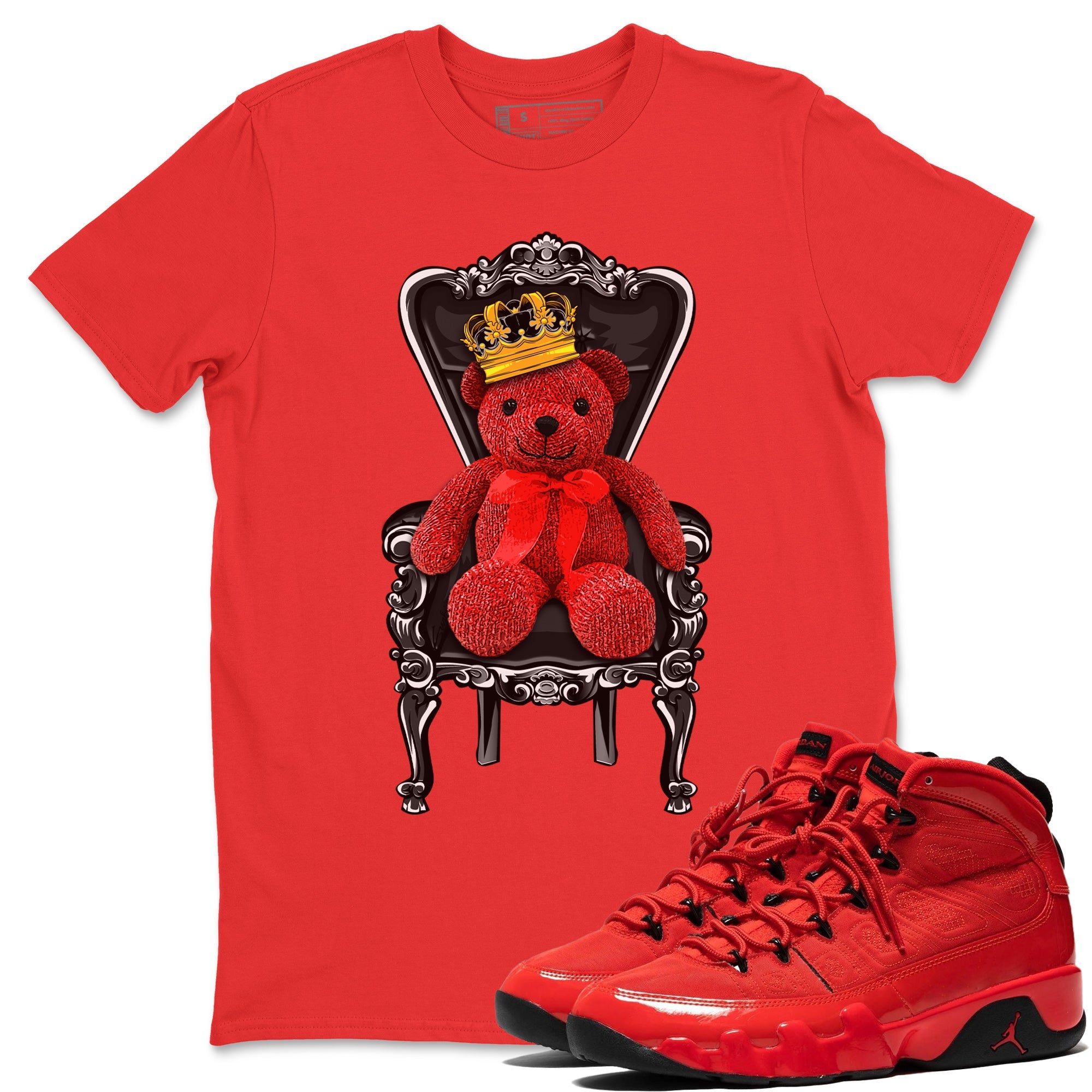 Royal Bear Unisex Tops - Air Jordan 9 Chile Red