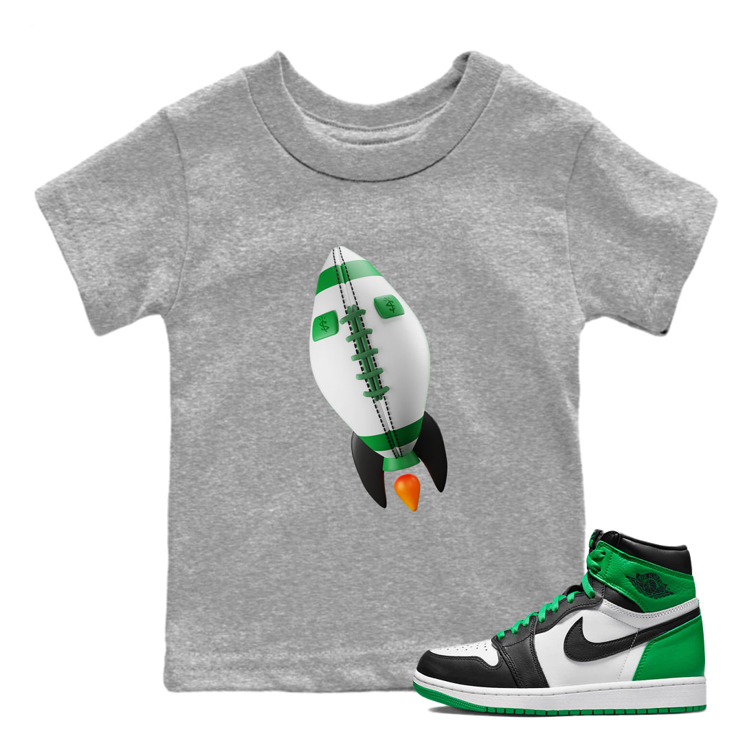 Rugby Rocket Kids Tops - Air Jordan 1 Celtics