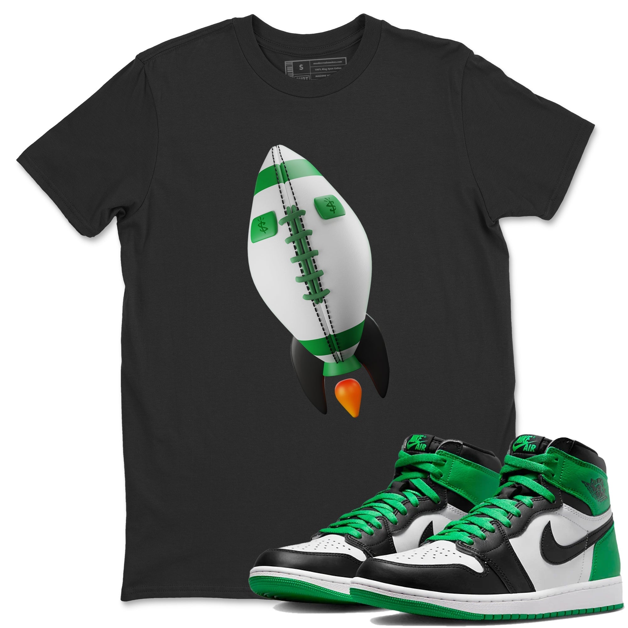 Rugby Rocket Unisex Tops - Air Jordan 1 Celtics