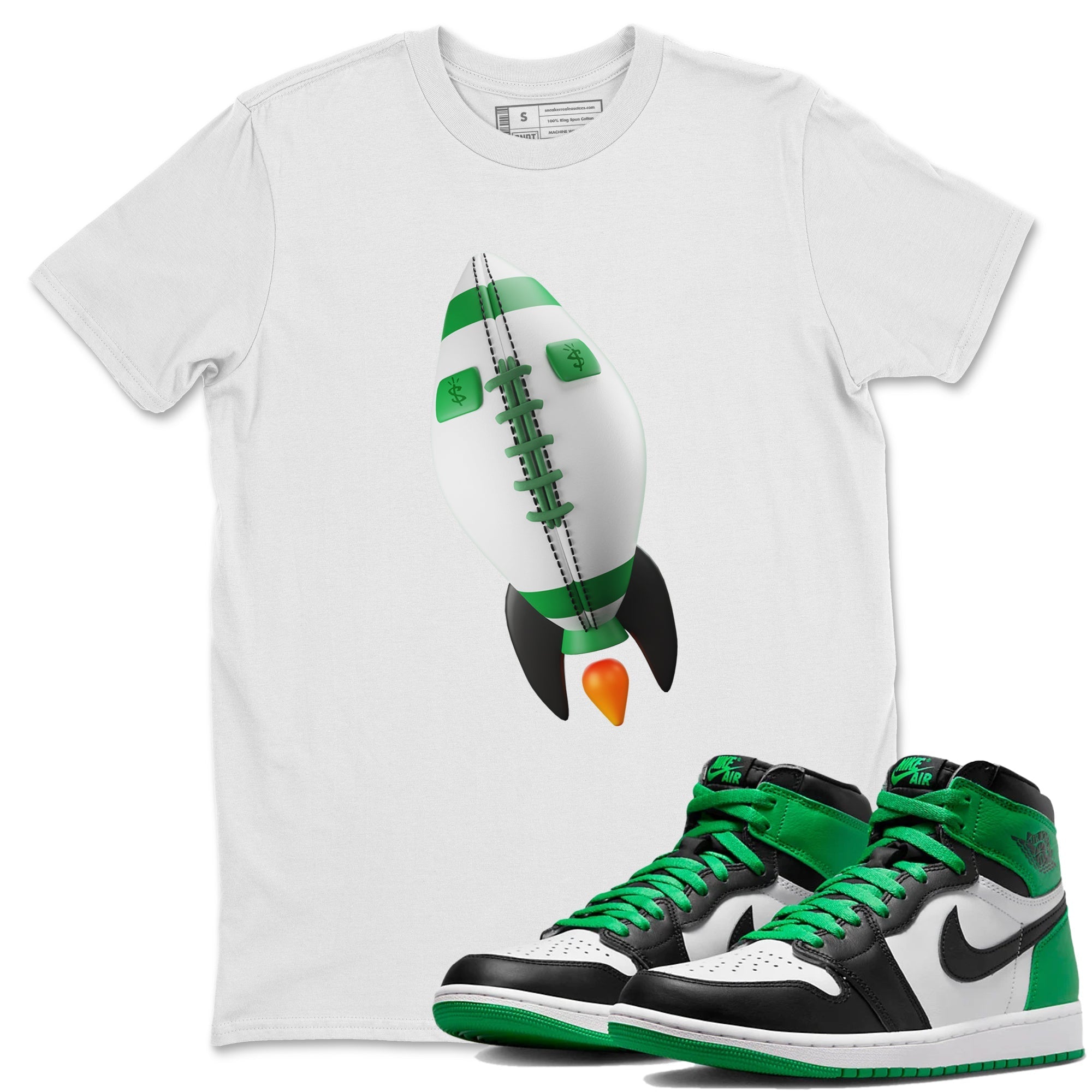 Rugby Rocket Unisex Tops - Air Jordan 1 Celtics