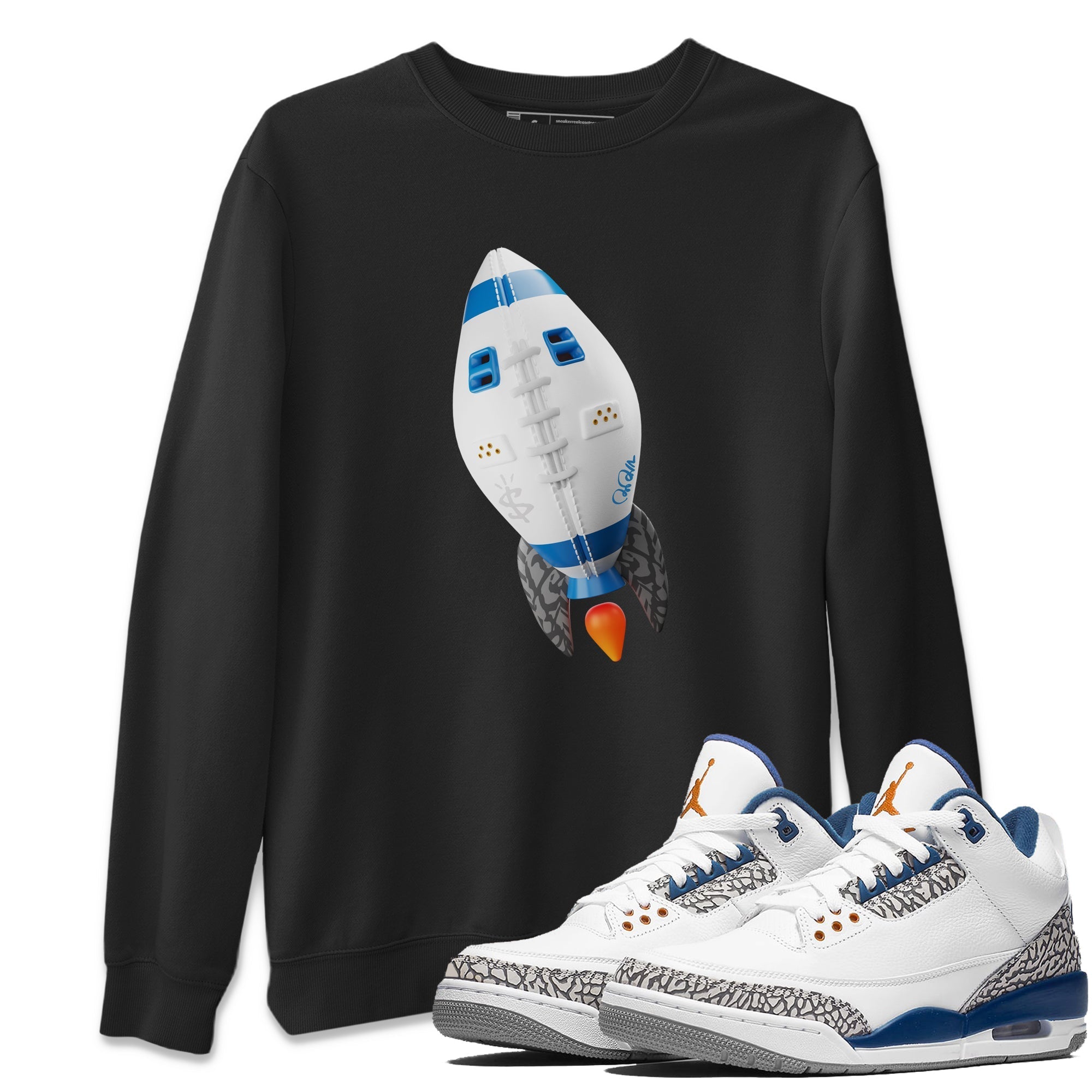 Rugby Rocket Unisex Tops - Air Jordan 3 Wizards