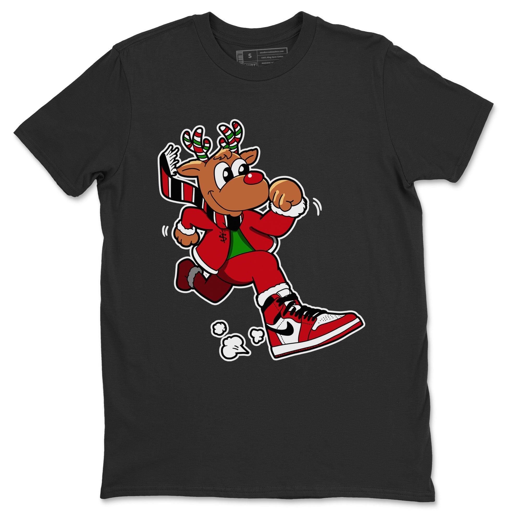 Running Reindeer Unisex Tops - Air Jordan 1 Lost & Found
