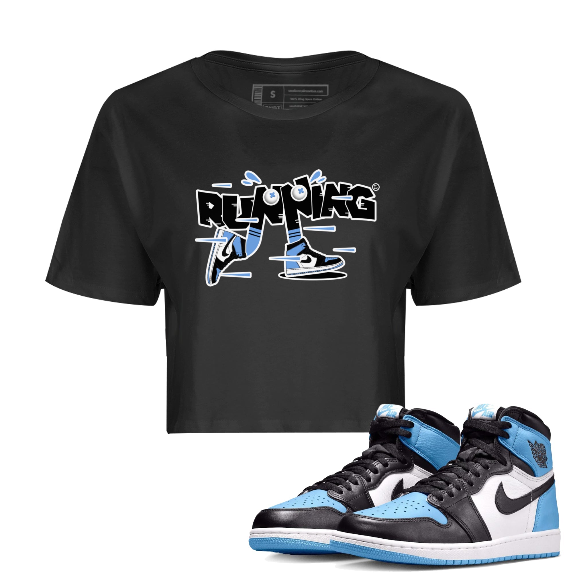 Running Shoes Women's Tops - Air Jordan 1 UNC Toe