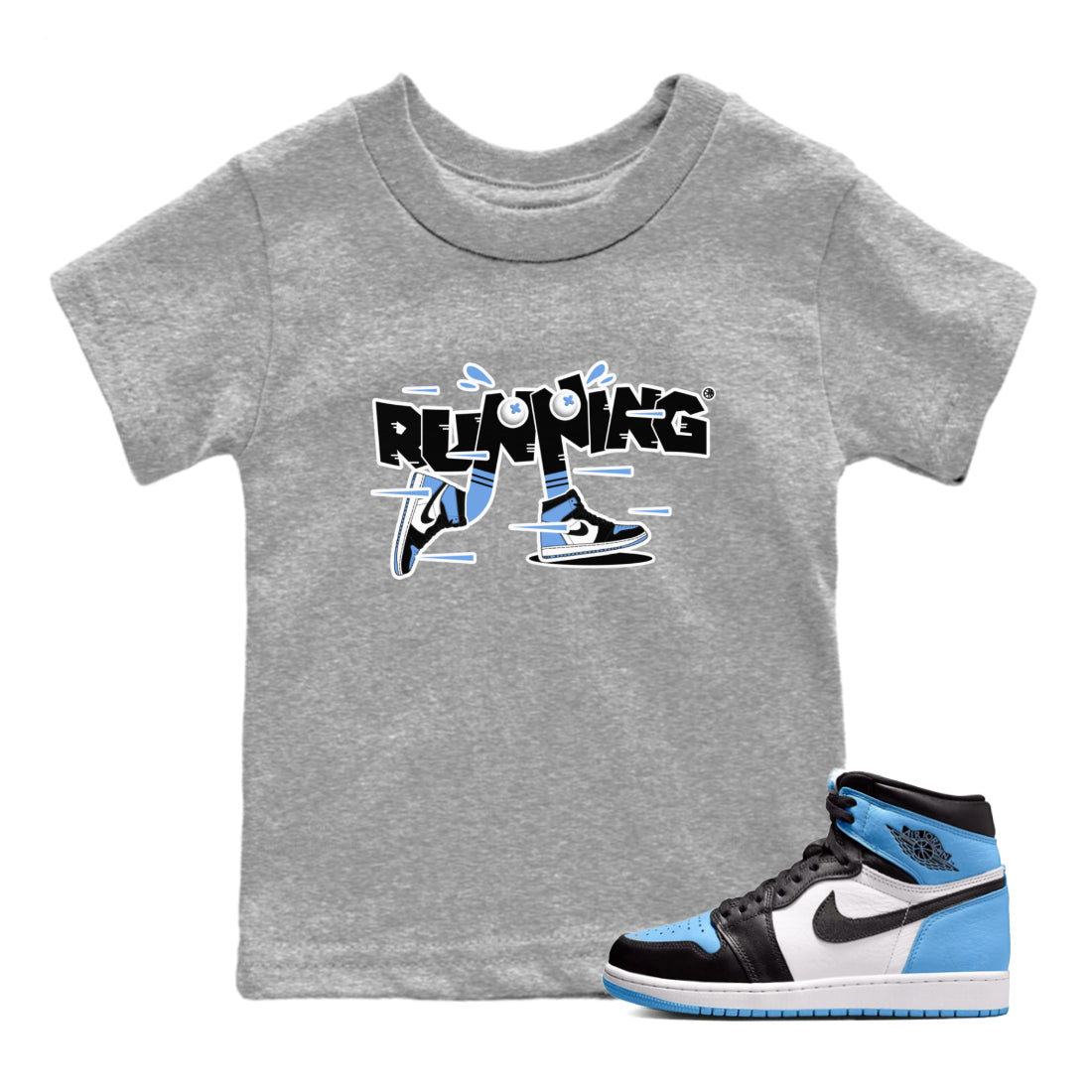 Running Shoes Kids Tops - Air Jordan 1 UNC Toe