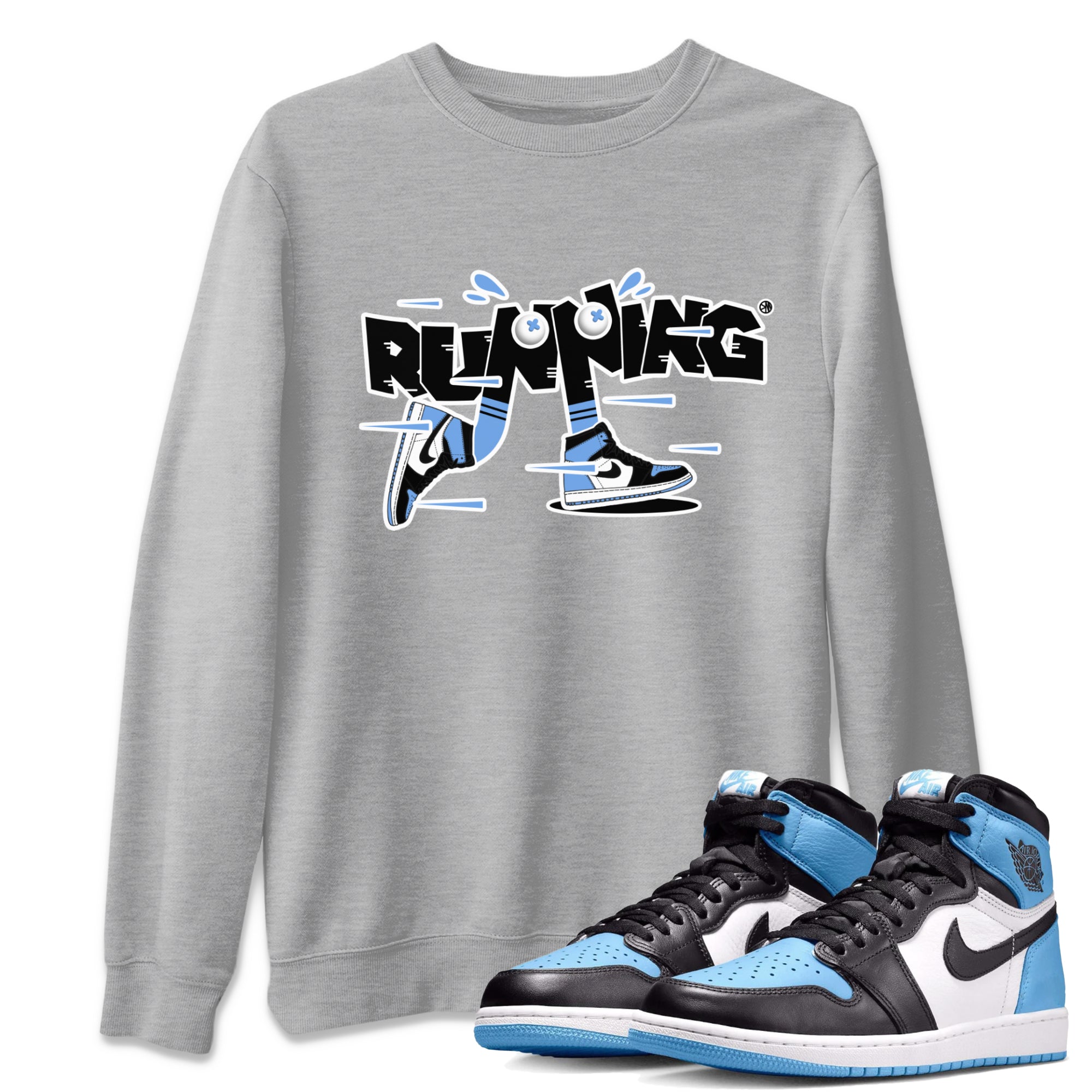 Running Shoes Unisex Tops - Air Jordan 1 UNC Toe