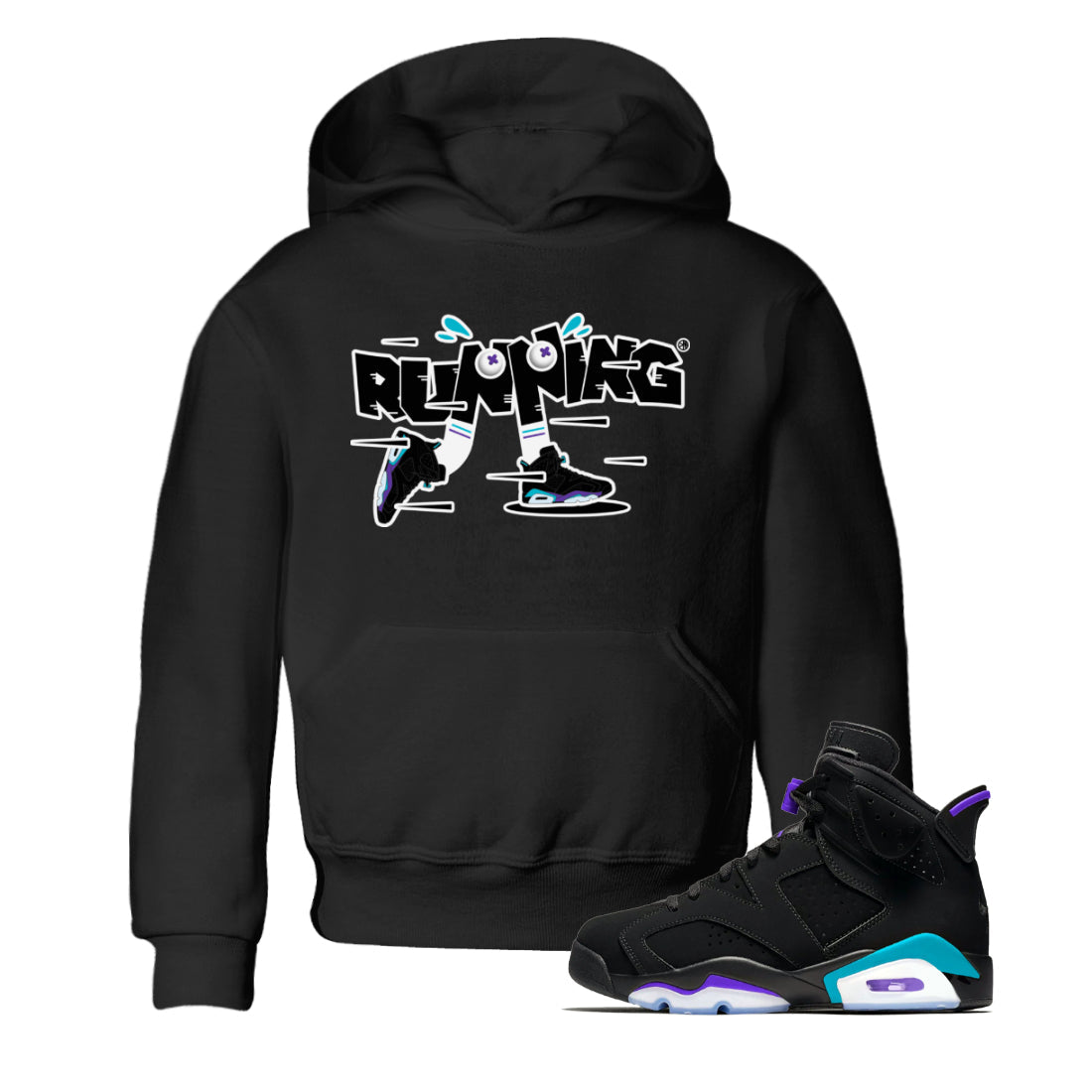 Running Shoes Kids Tops - Air Jordan 6 Aqua