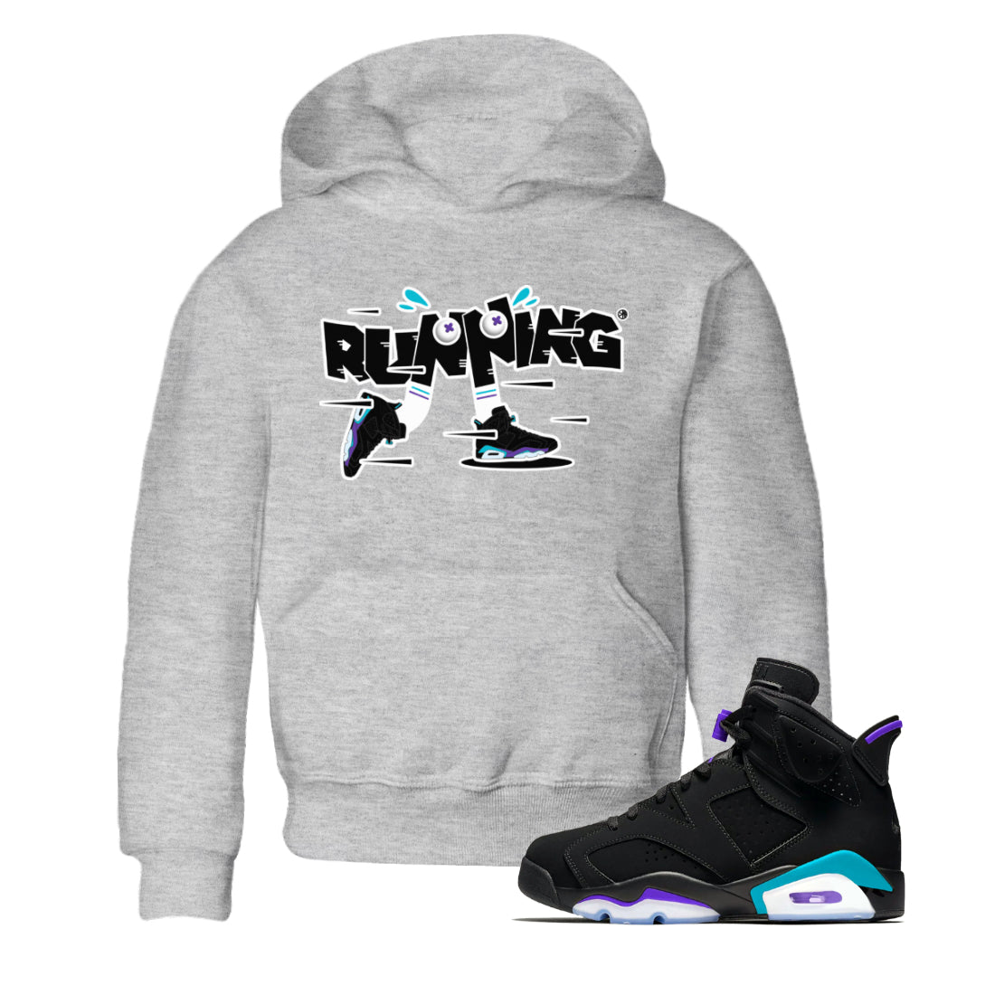 Running Shoes Kids Tops - Air Jordan 6 Aqua