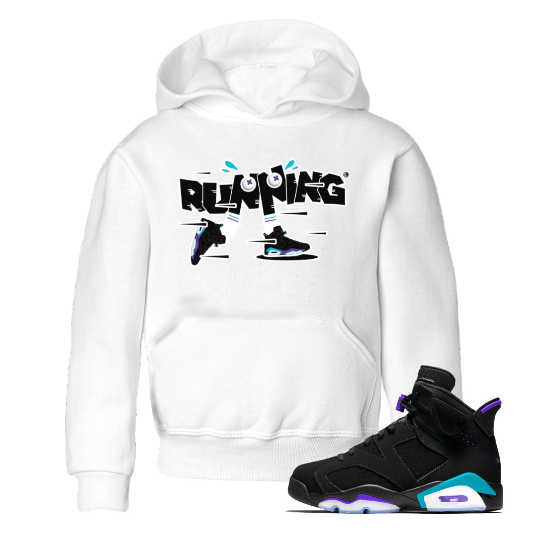Running Shoes Kids Tops - Air Jordan 6 Aqua