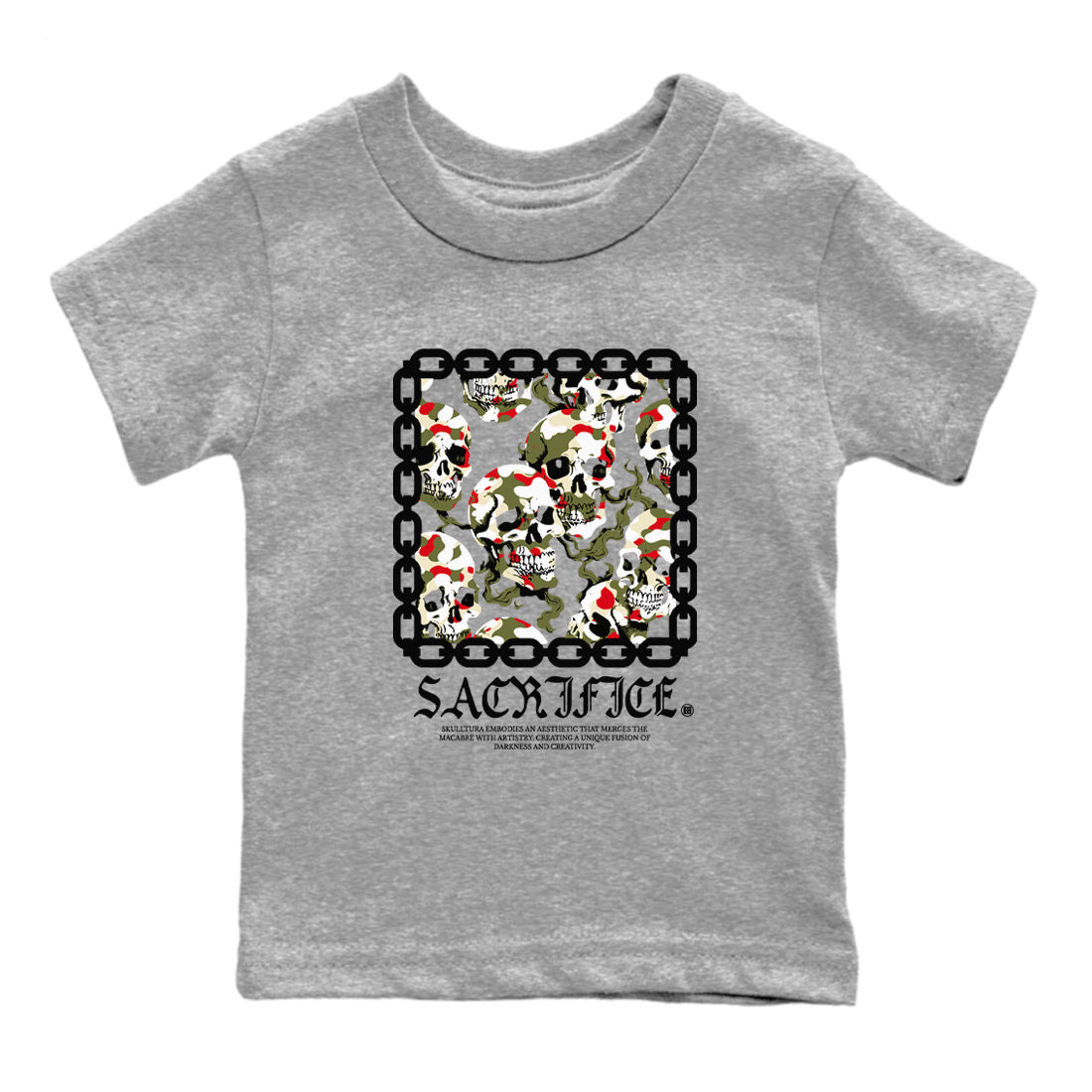 Sacrifice snkmatch Tees Kids - Air Jordan 1 Travis Scott Medium Olive