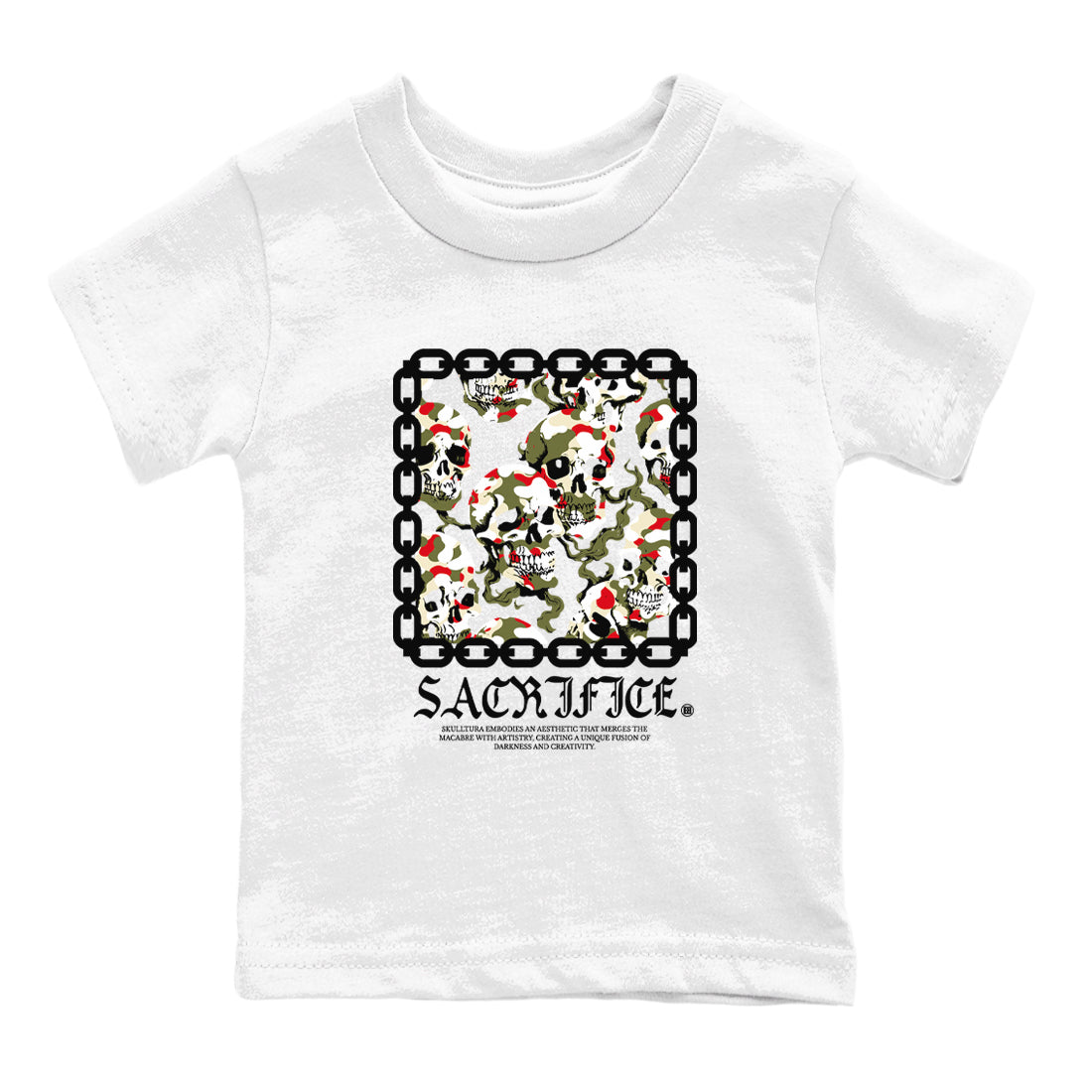 Sacrifice snkmatch Tees Kids - Air Jordan 1 Travis Scott Medium Olive