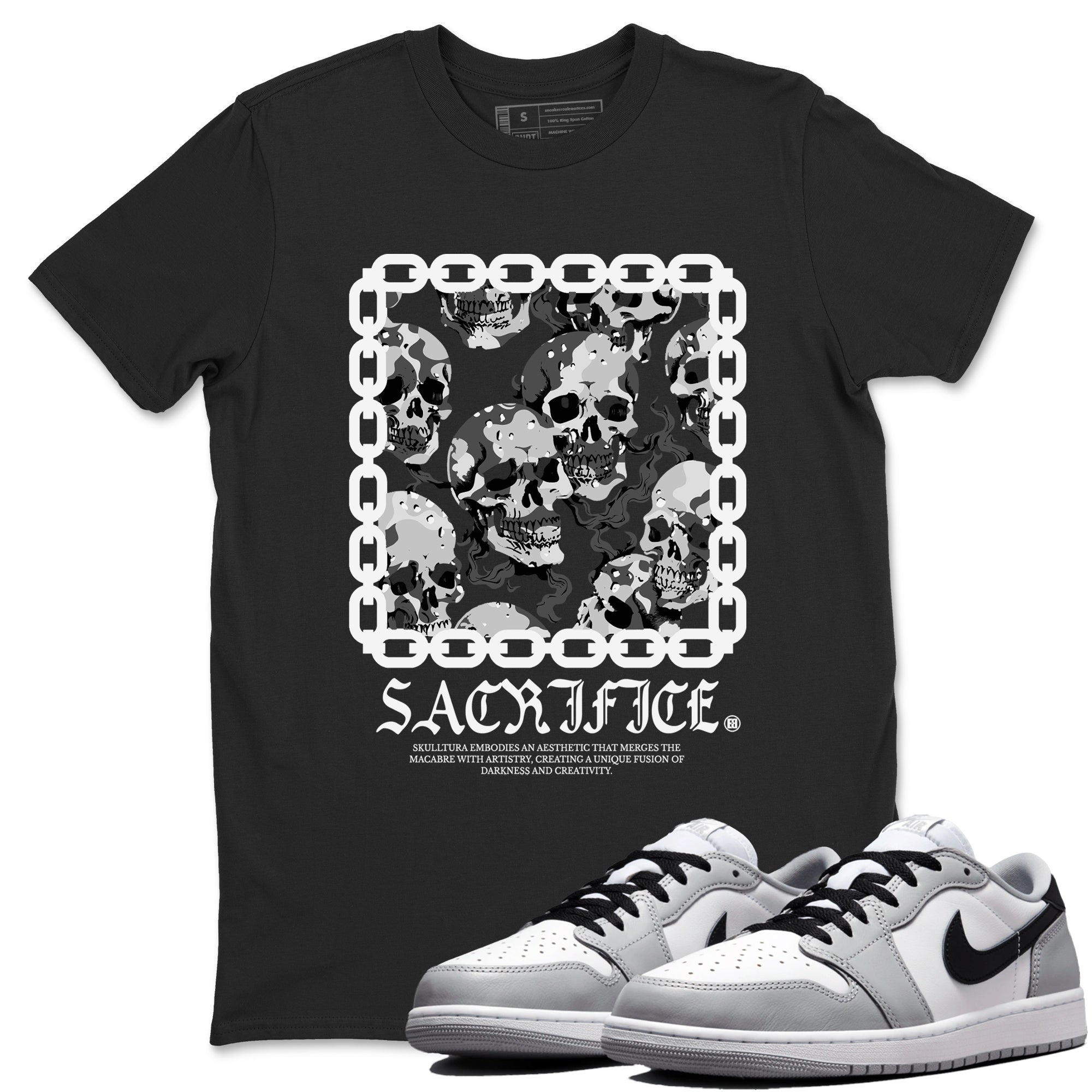 Sacrifice snkmatch Tees - Air Jordan 1 Wolf Grey