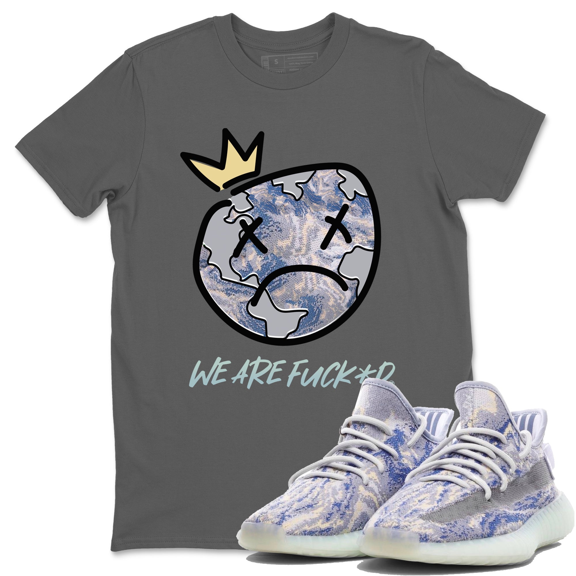Sad Earth Unisex Tops - Yeezy 350 MX Blue