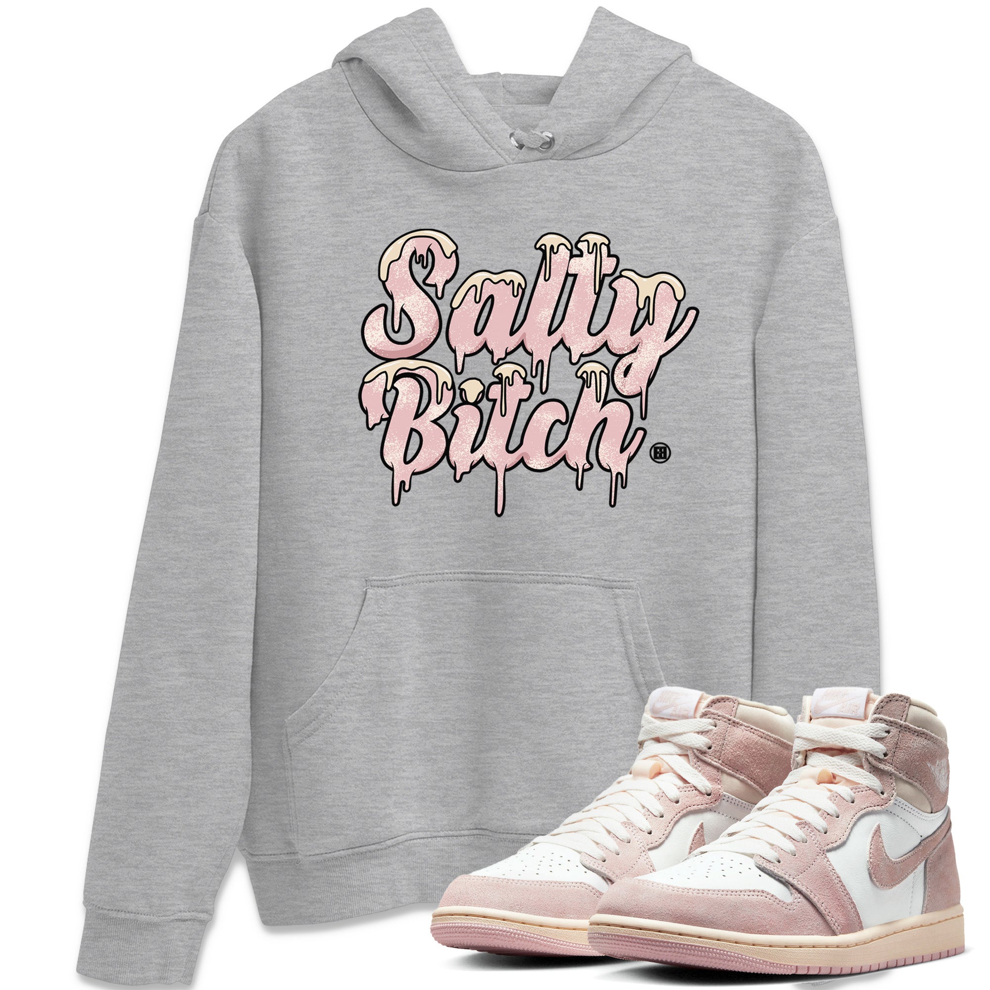 Salty Bitch Unisex Tops - Air Jordan 1 Washed Pink