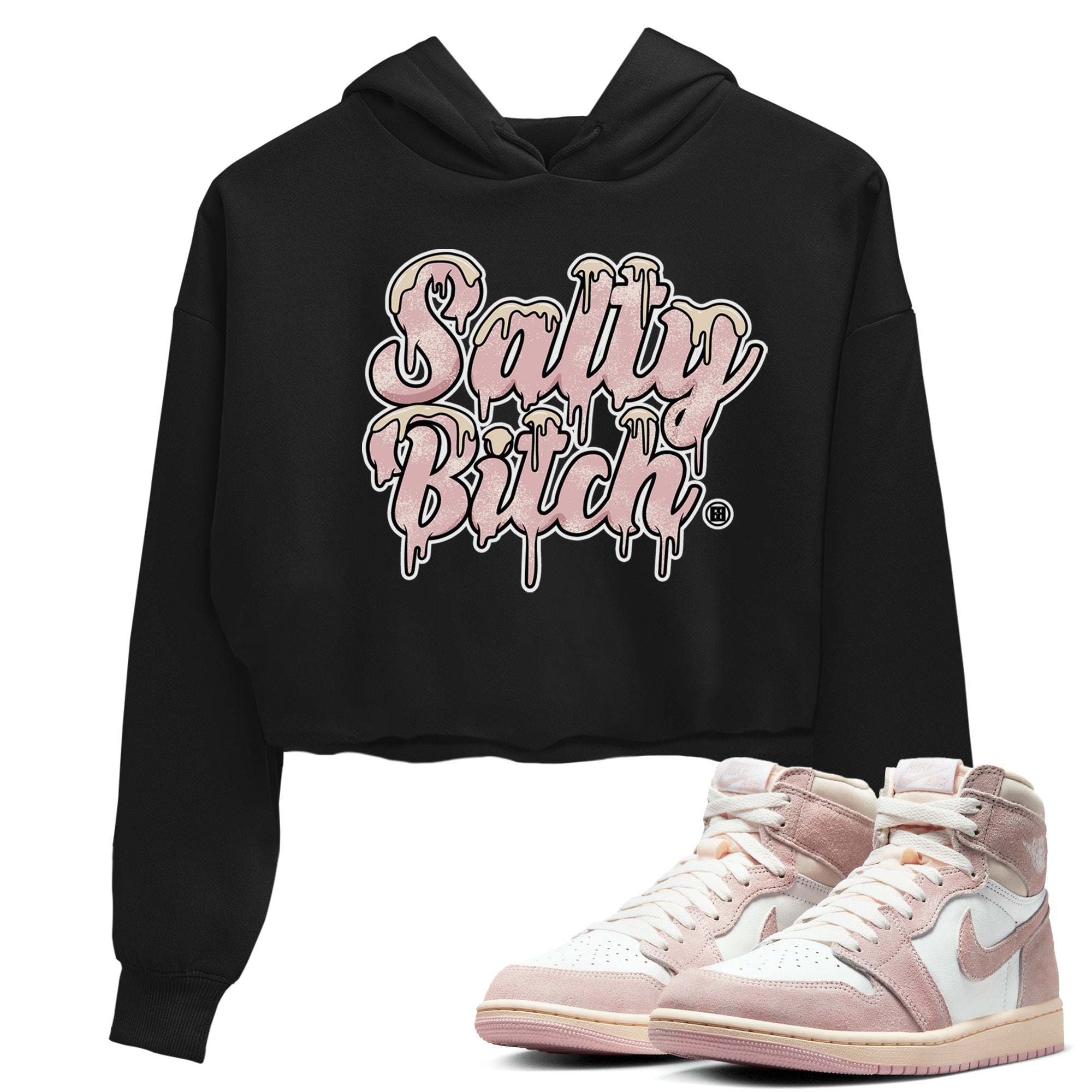 Salty Bitch Women's Tops - Air Jordan 1 Washed Pink