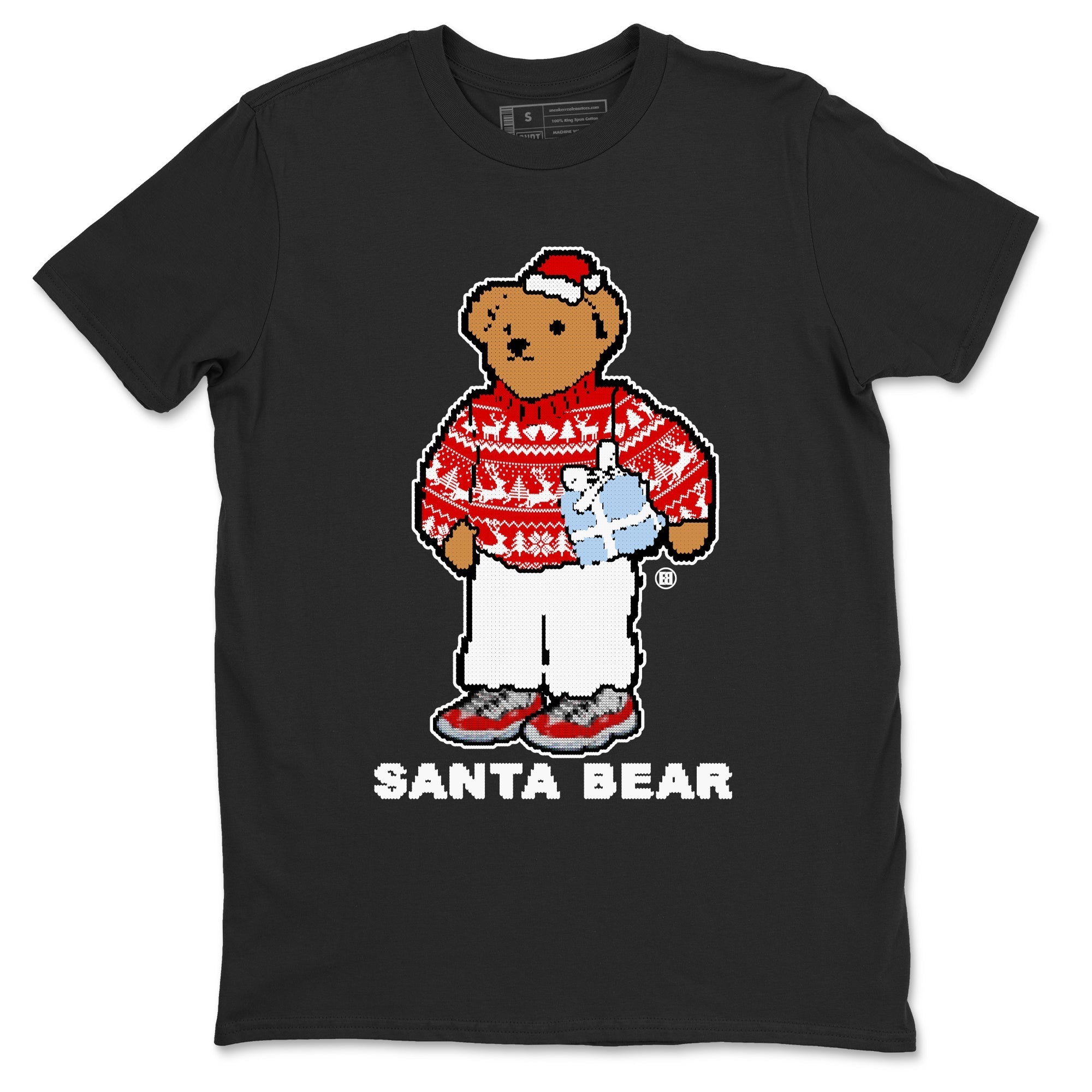 Santa Bear snkmatch Tees - Air Jordan 11 Cherry