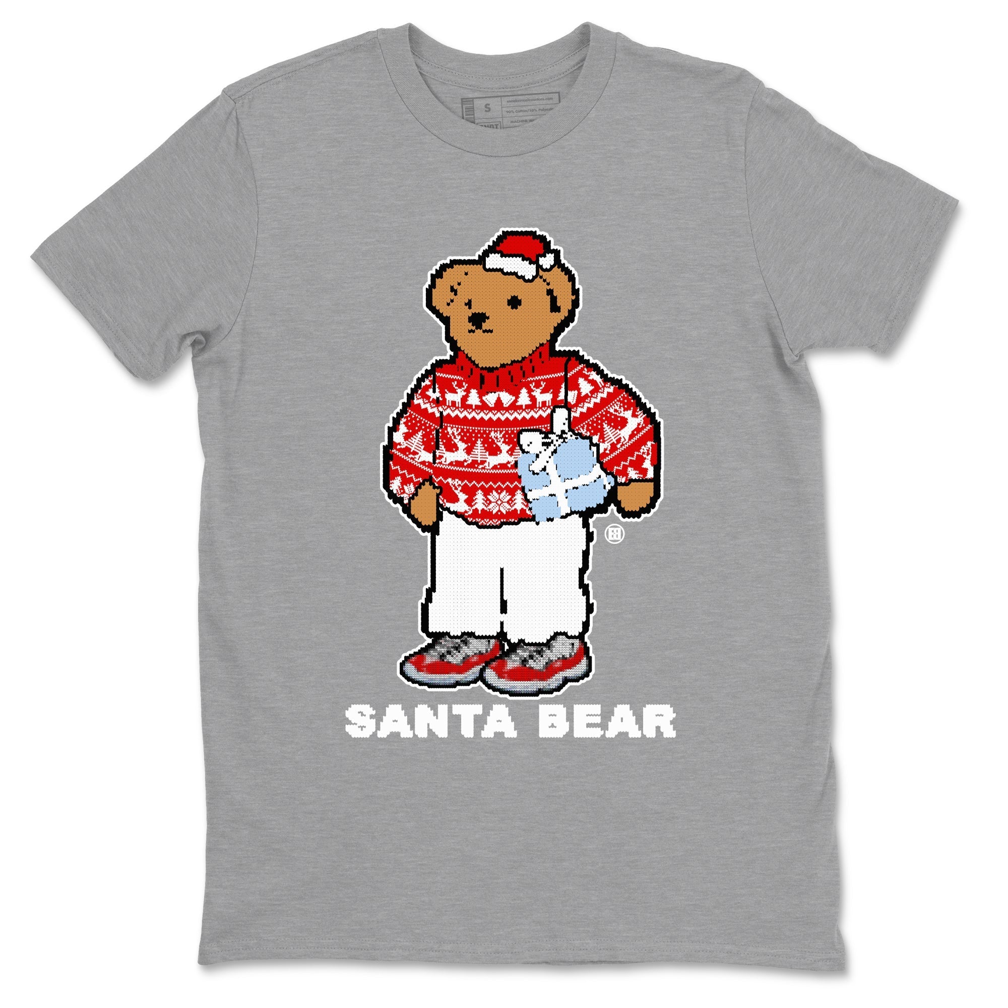 Santa Bear snkmatch Tees - Air Jordan 11 Cherry